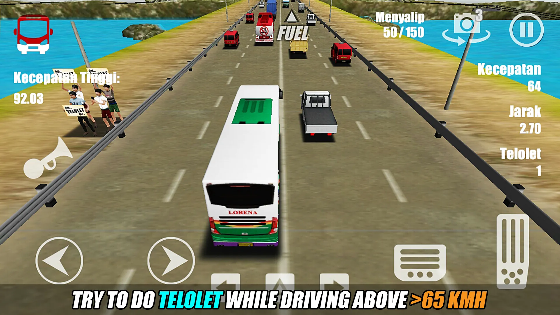 Telolet Bus Driving 3D | Indus Appstore | Screenshot