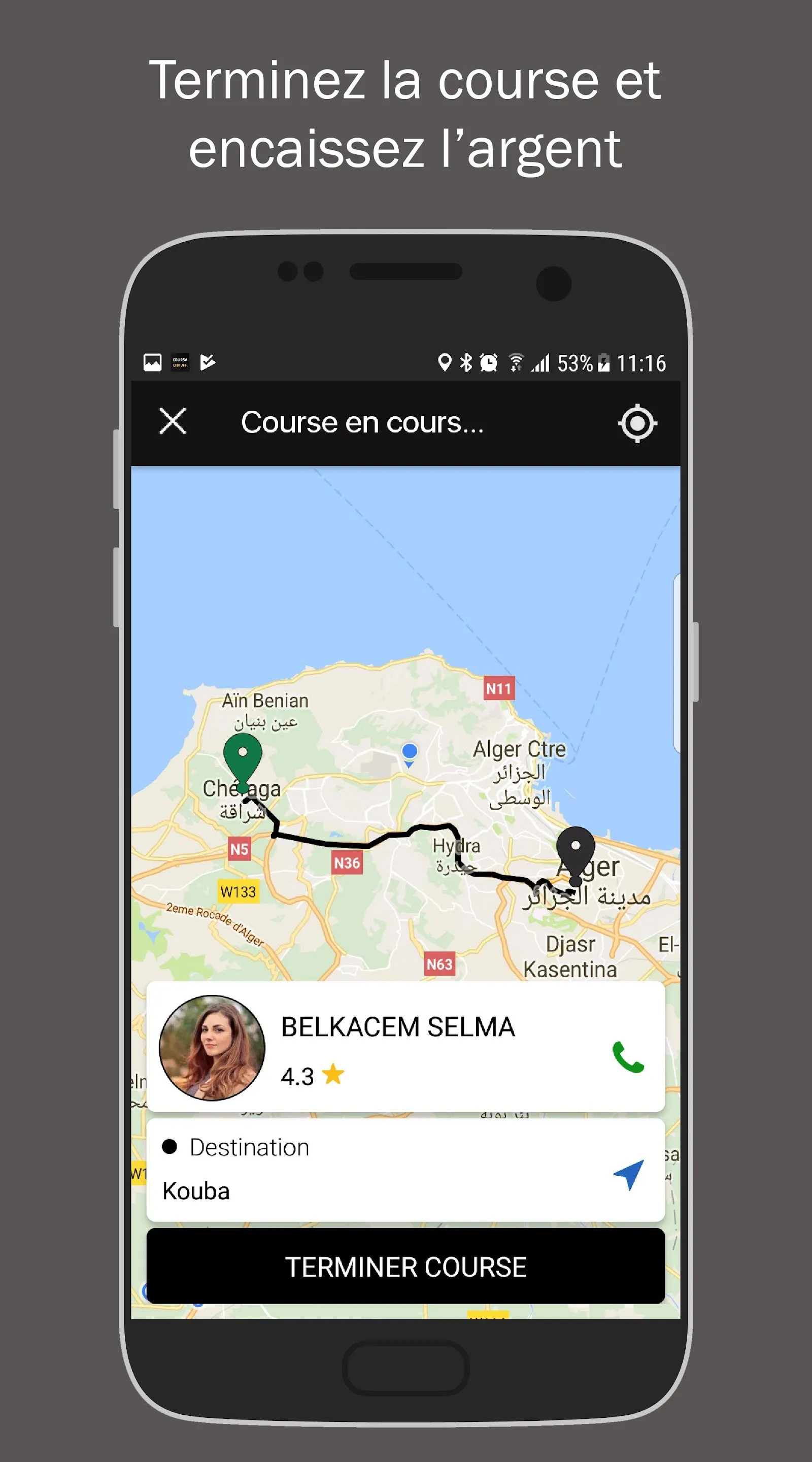 Coursa Chauffeur | Indus Appstore | Screenshot