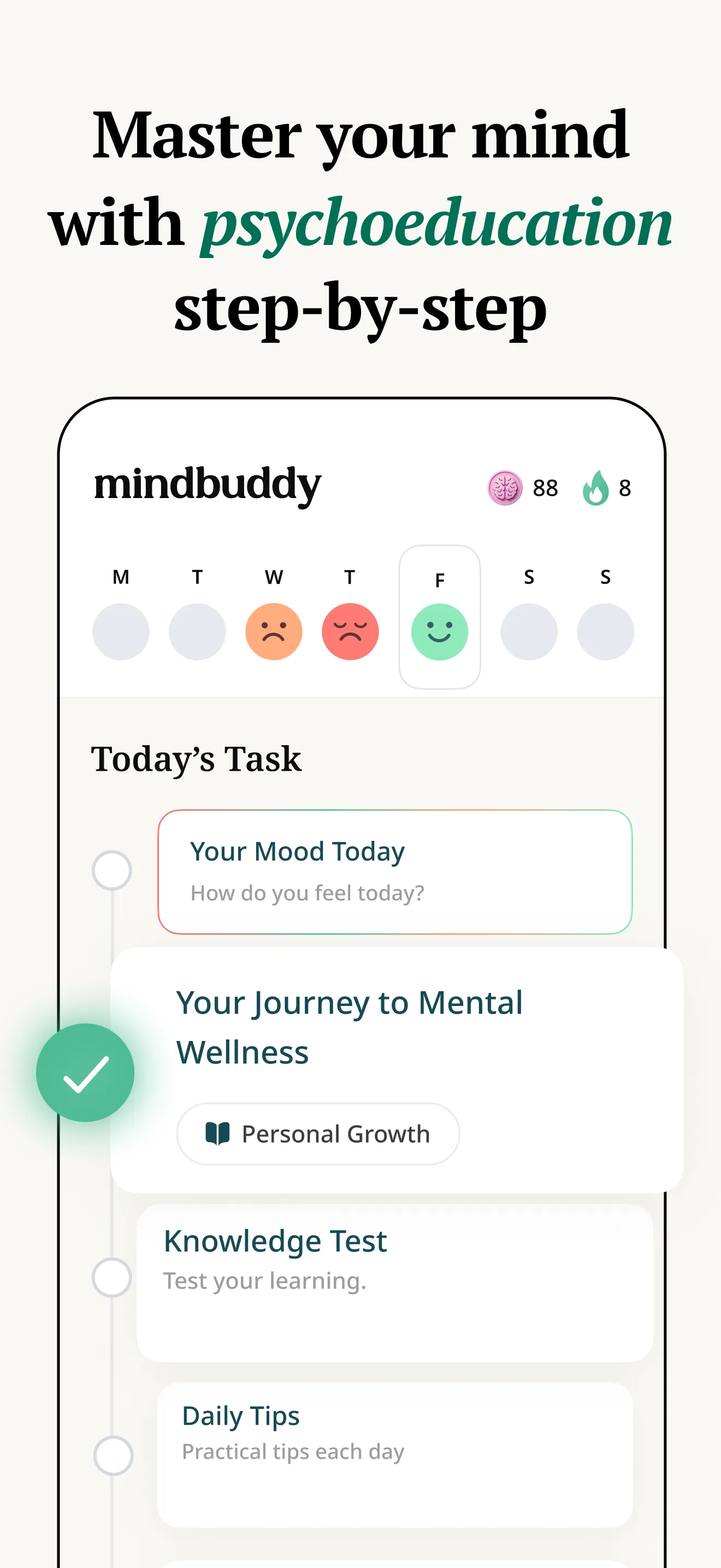 MindBuddy: Mood Journal & CBT | Indus Appstore | Screenshot
