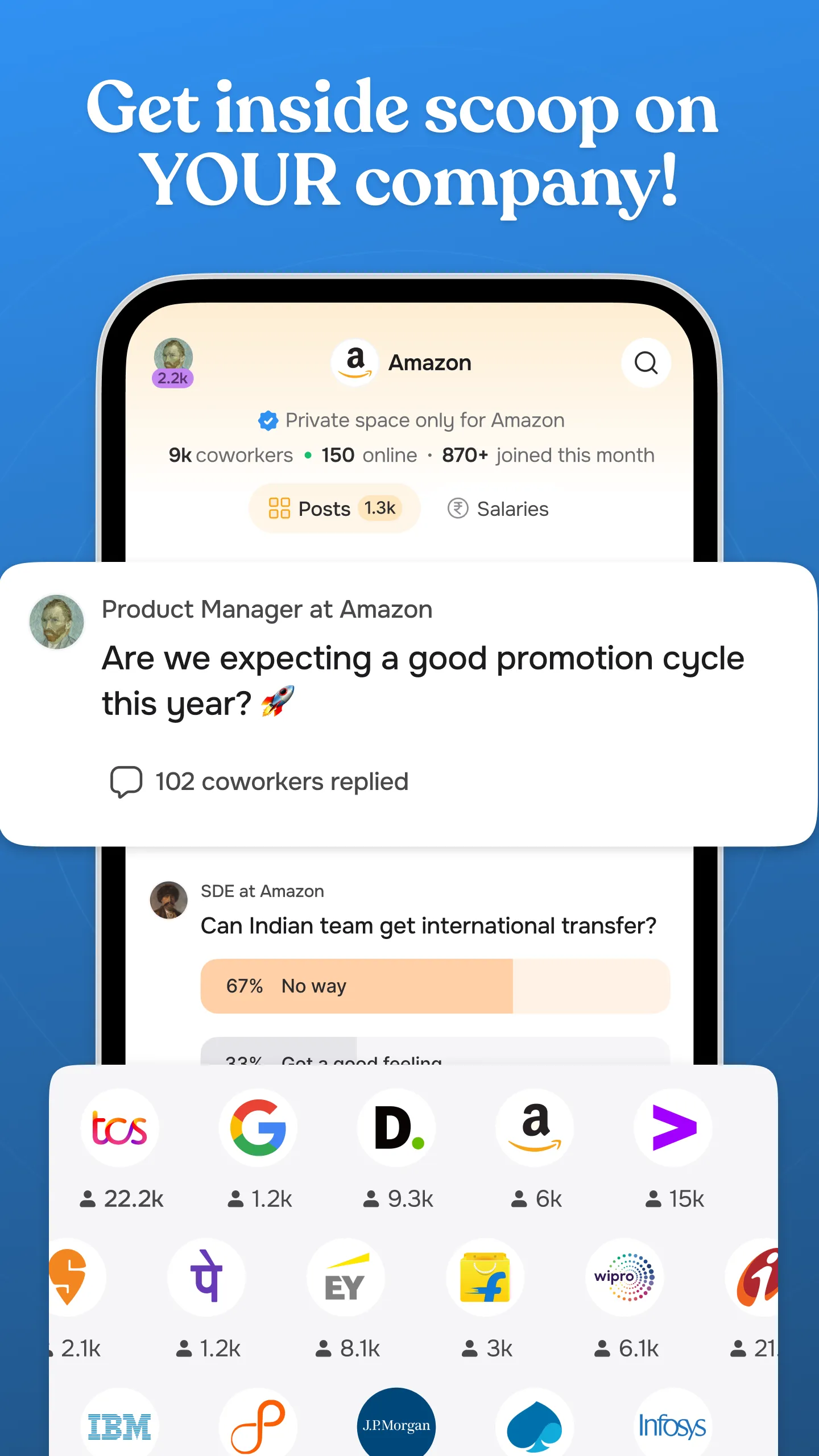 Grapevine: Company Salary Info | Indus Appstore | Screenshot