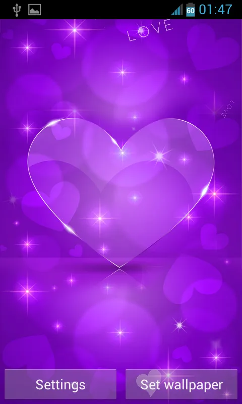 Love Hearts Live Wallpaper | Indus Appstore | Screenshot