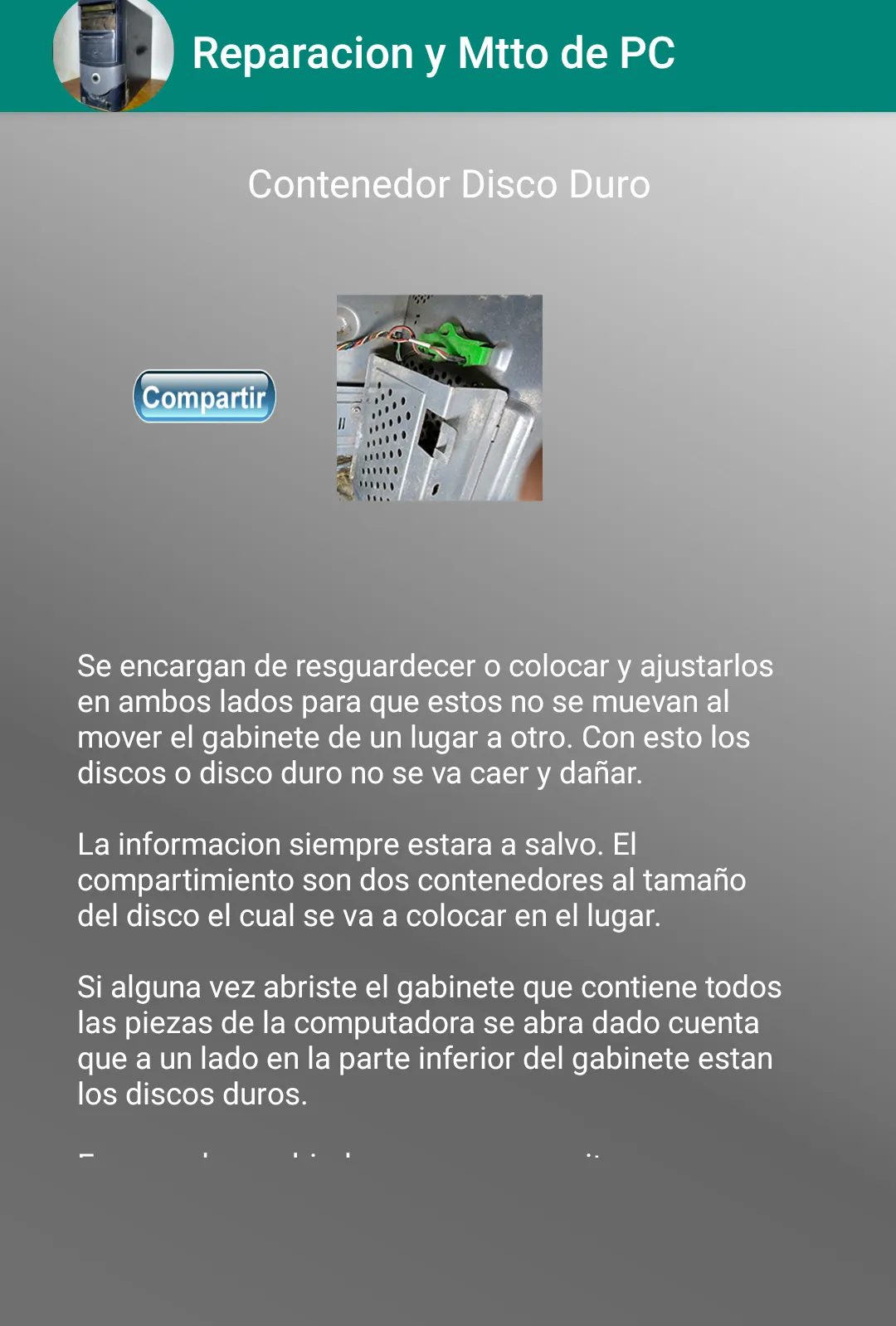 Reparación y Mtto de PC | Indus Appstore | Screenshot