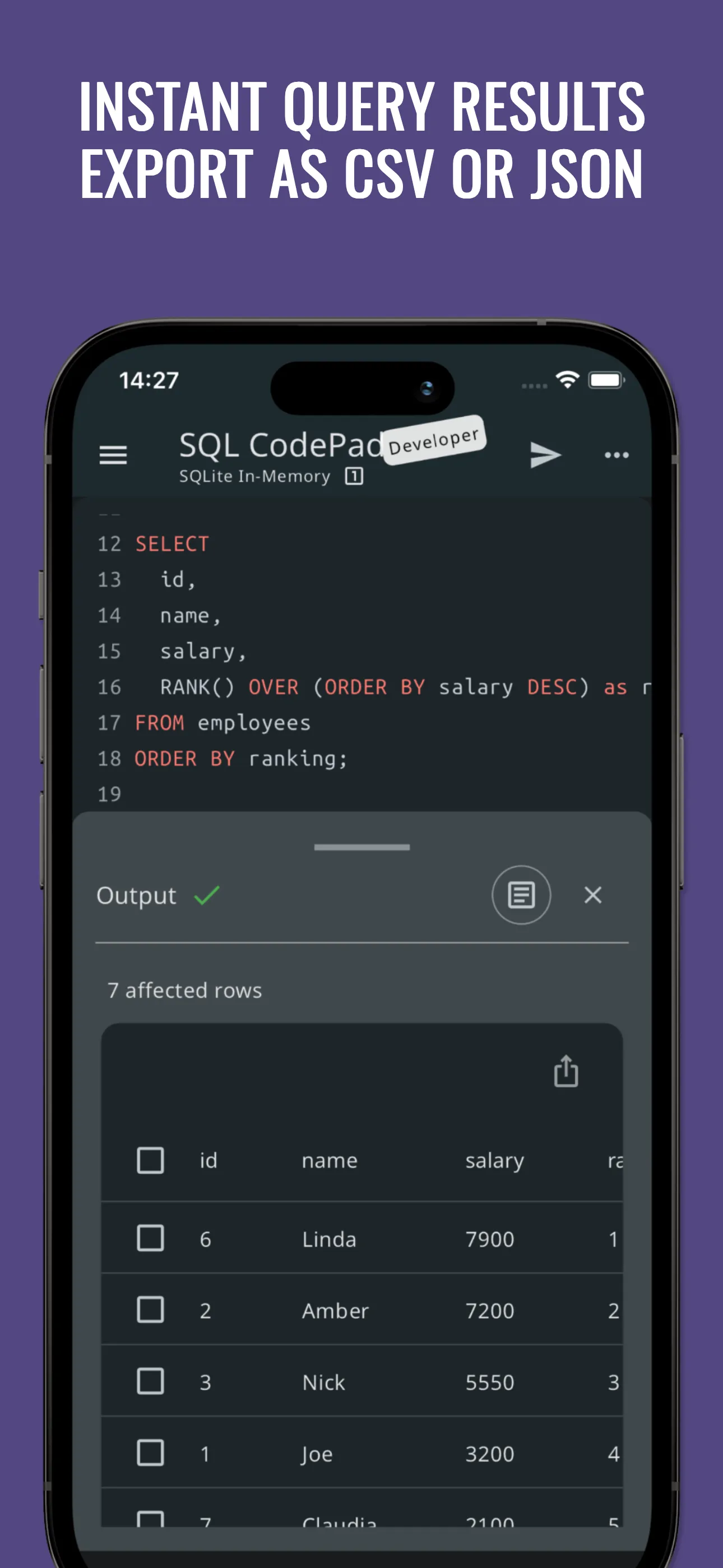 SQL Database Manager DB-Client | Indus Appstore | Screenshot