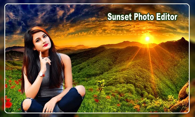 Sunset Photo frames Editor | Indus Appstore | Screenshot