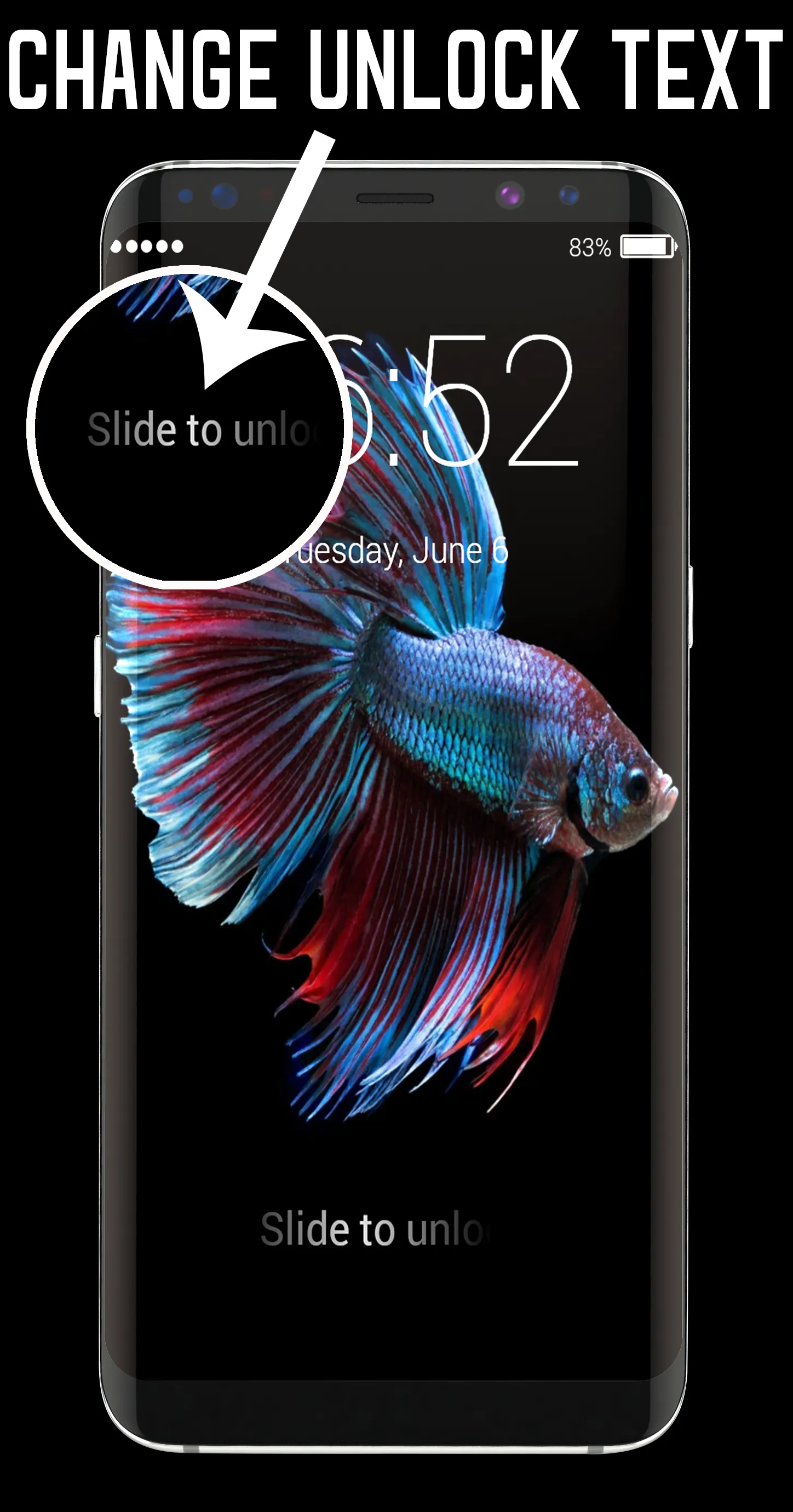 Betta Fish Lock Screen | Indus Appstore | Screenshot