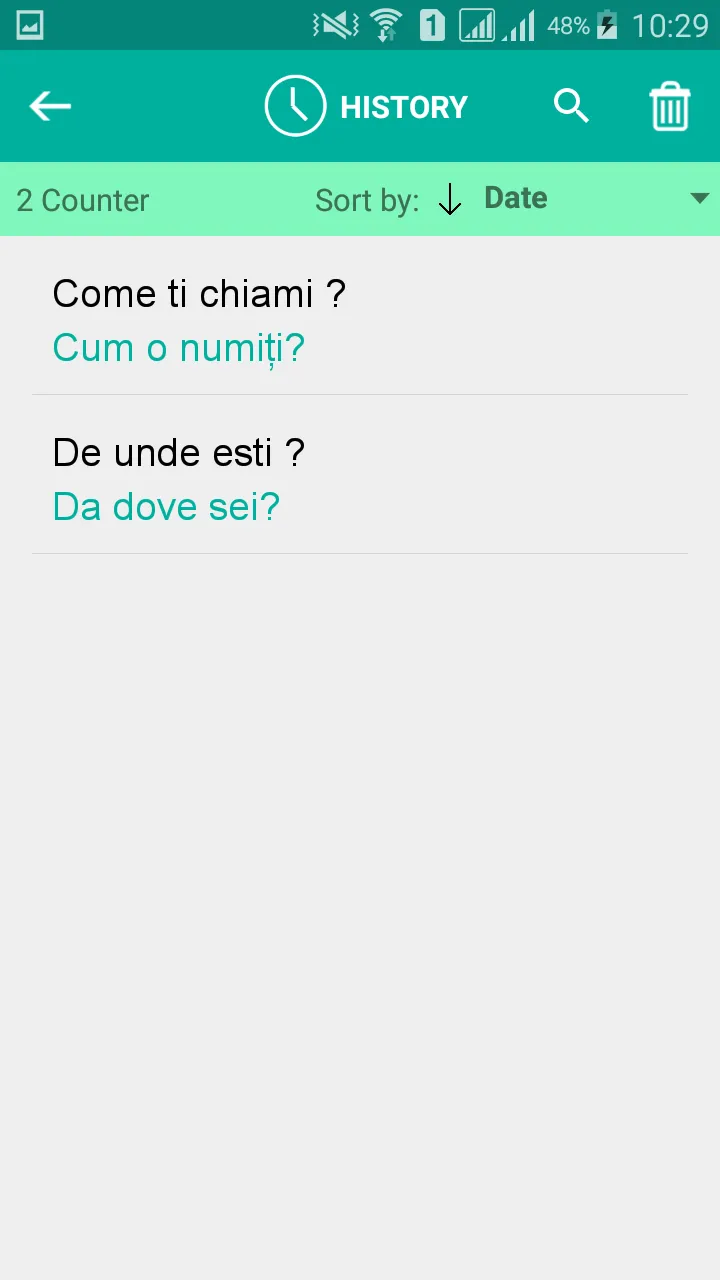 Romanian Italian Translator | Indus Appstore | Screenshot