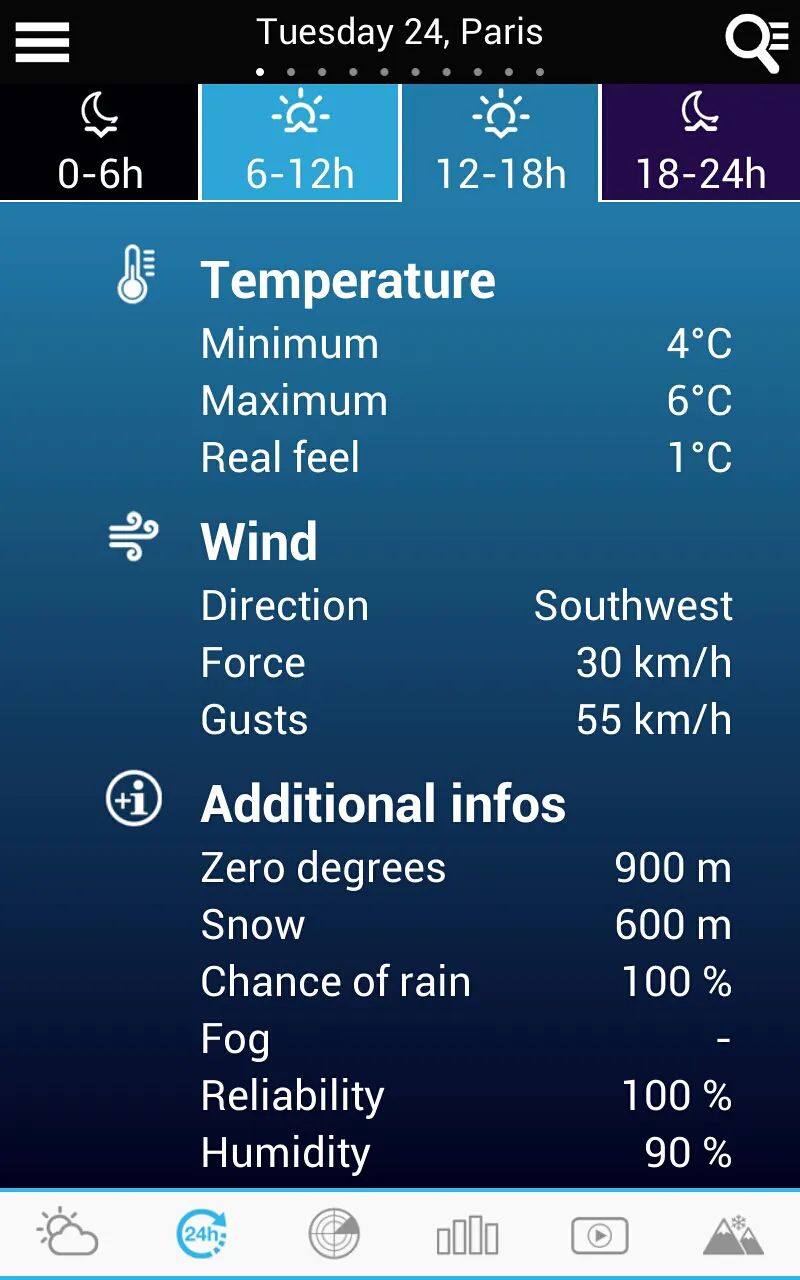 Weather for Belgium + World | Indus Appstore | Screenshot