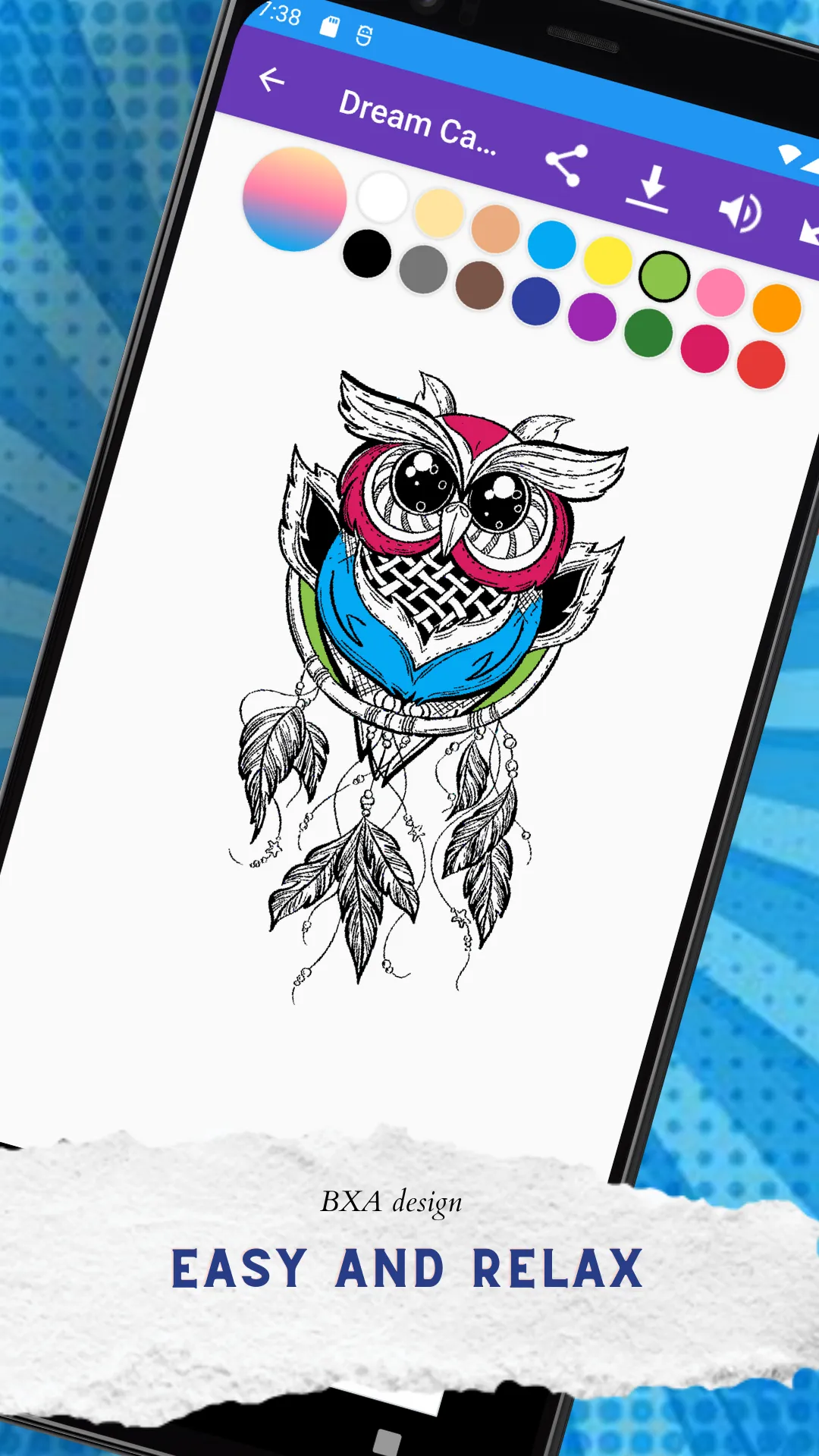 Dream Catcher Coloring Book | Indus Appstore | Screenshot