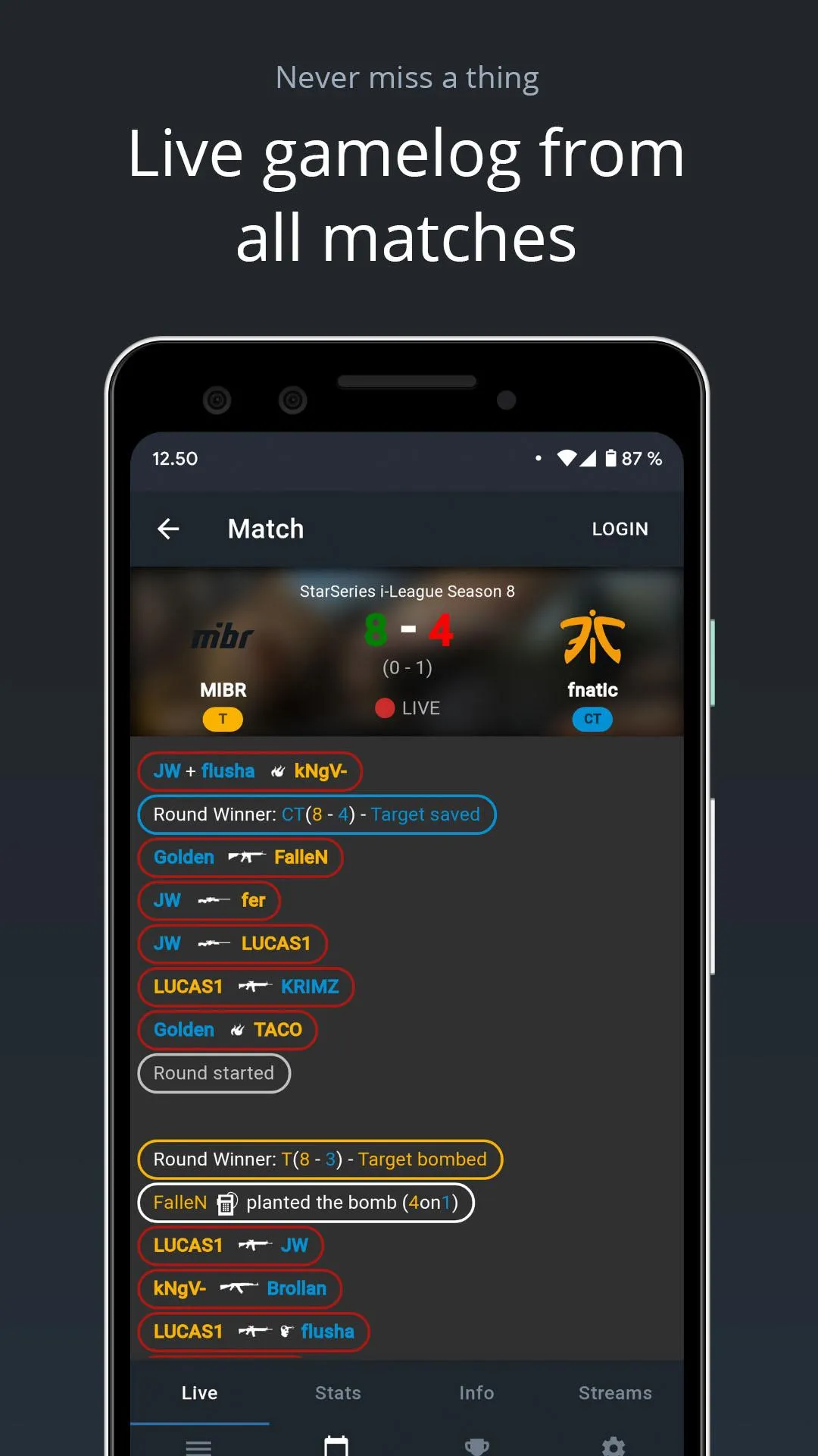 HLTV.org | Indus Appstore | Screenshot