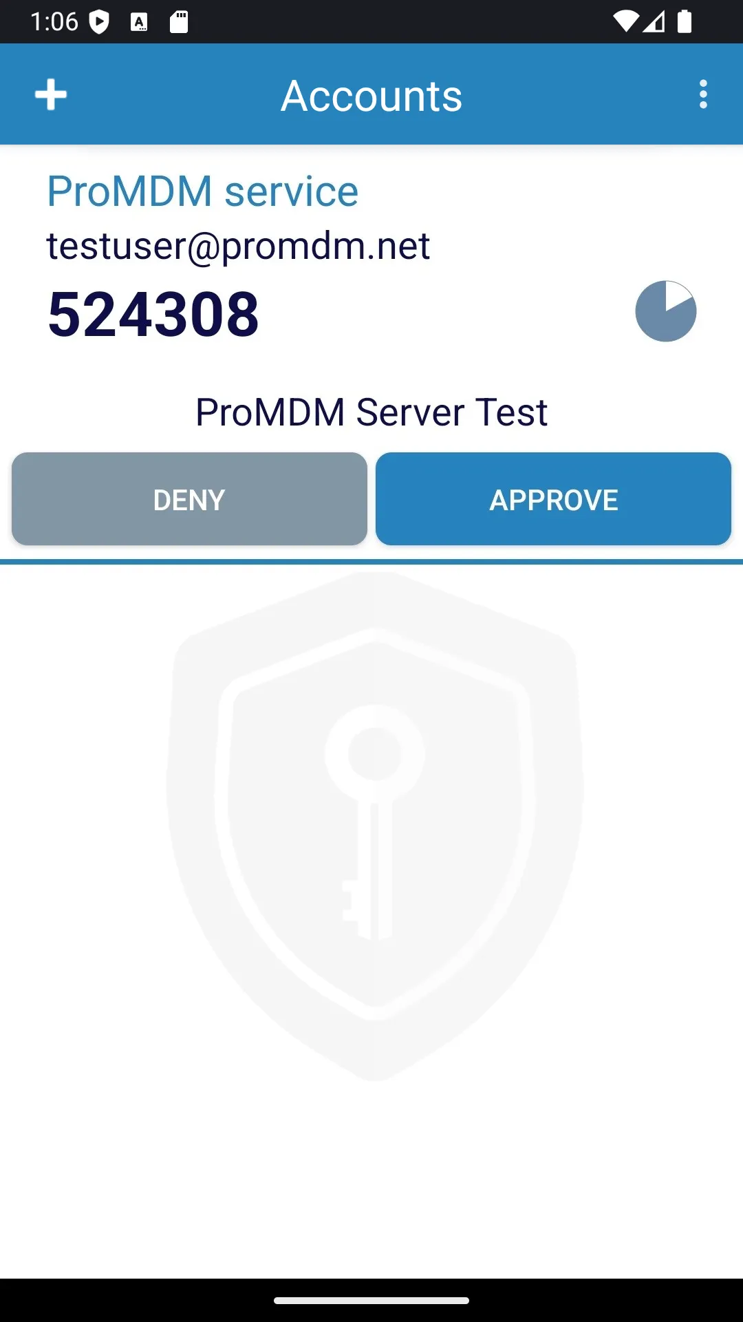 ProMFA Authenticator | Indus Appstore | Screenshot