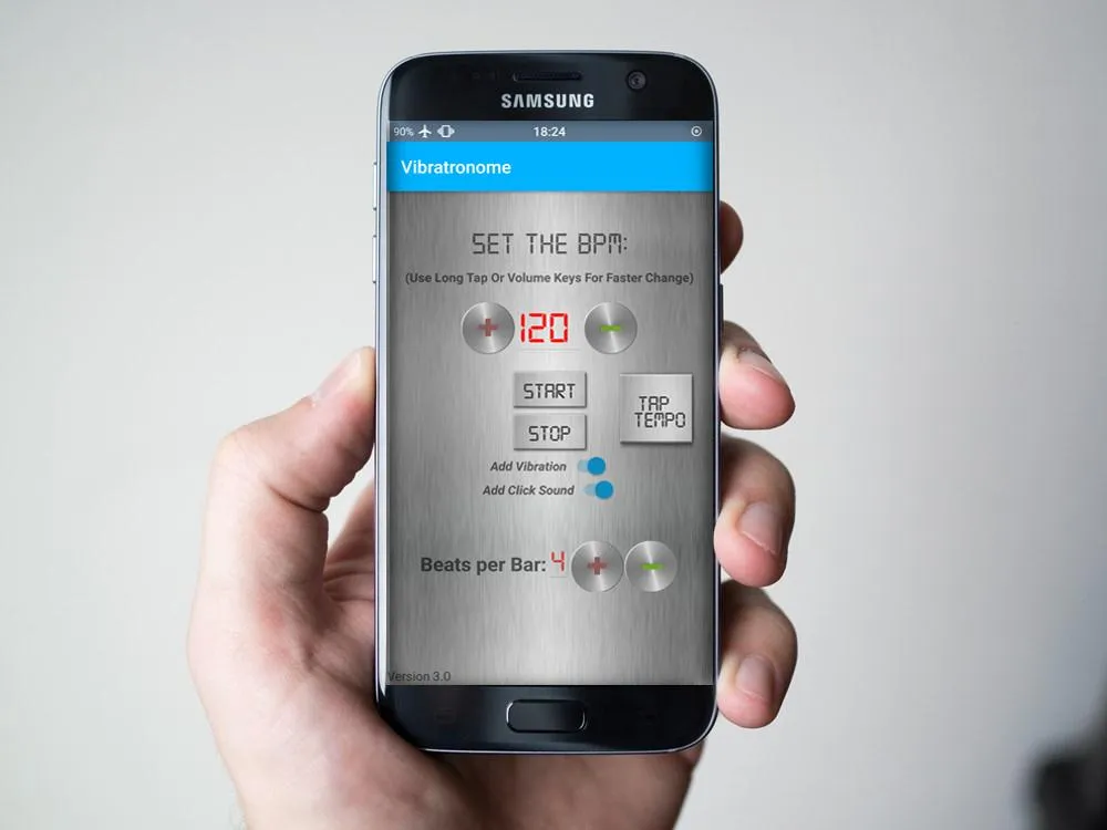 Vibratronome -  Metronome FREE | Indus Appstore | Screenshot