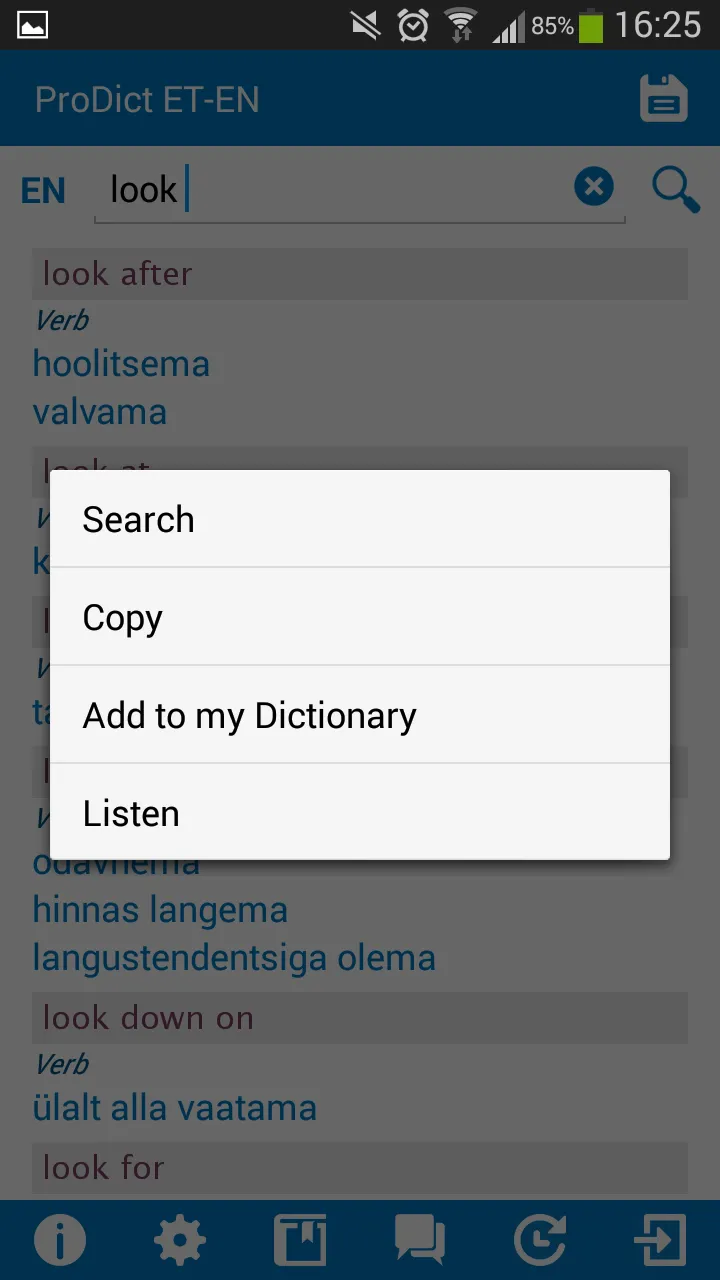 Estonian - English dictionary | Indus Appstore | Screenshot