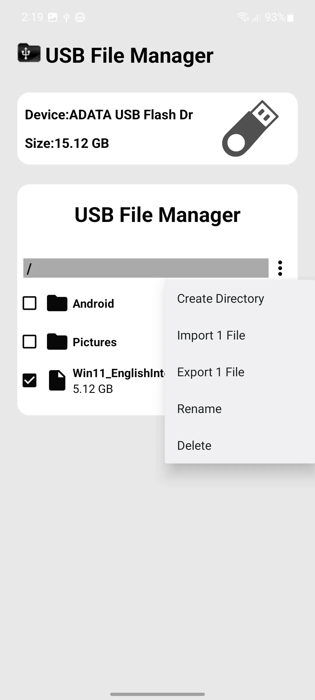 USB File Manager (NTFS, Exfat) | Indus Appstore | Screenshot