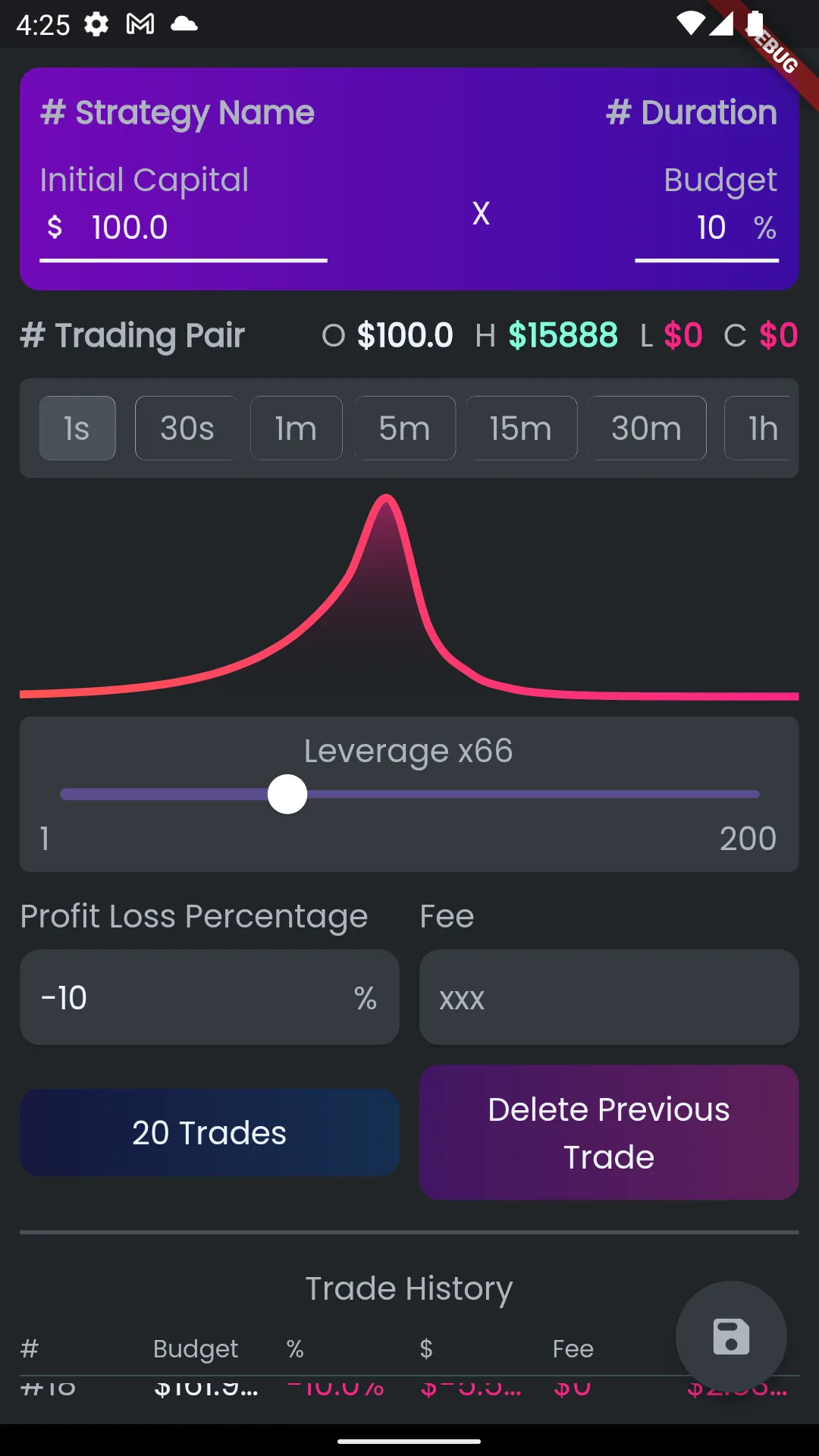 Trading Strategy Tester | Indus Appstore | Screenshot