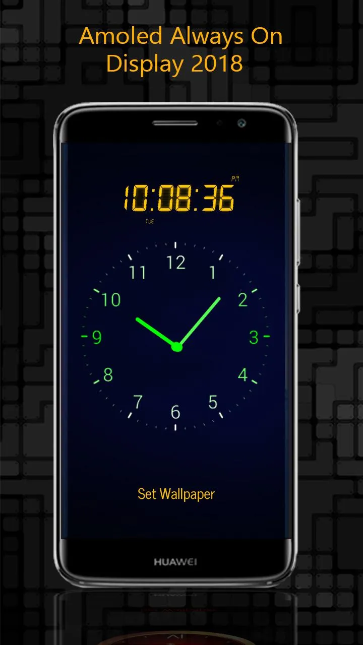 Always on display clock widget | Indus Appstore | Screenshot