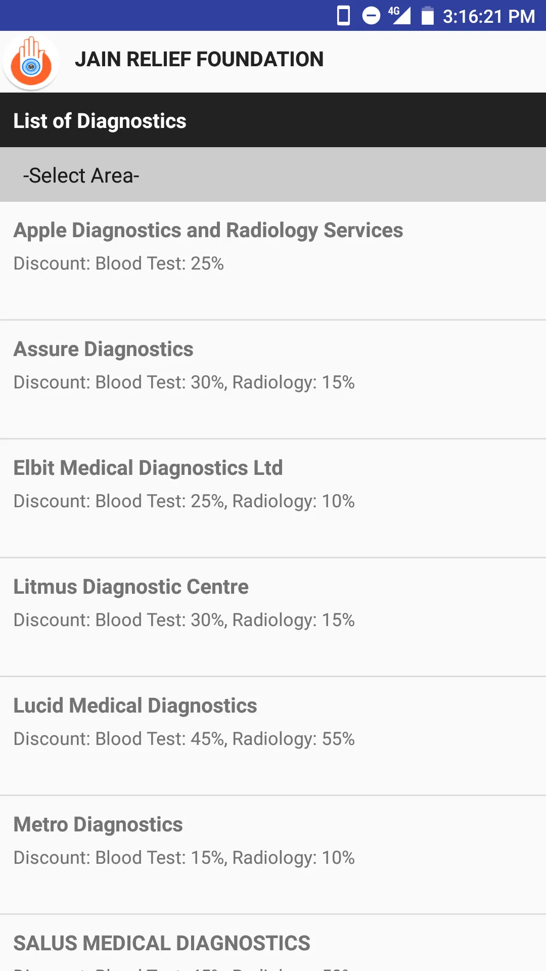 Jain Relief Foundation - jrf | Indus Appstore | Screenshot