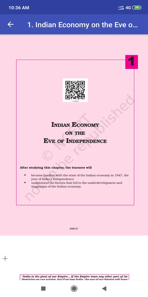 Class 11 Economics NCERT Book  | Indus Appstore | Screenshot