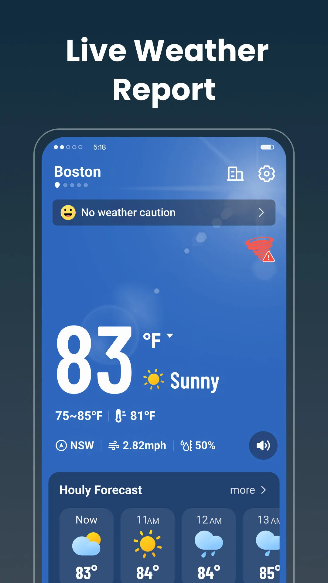 Live Weather: Daily Forecast | Indus Appstore | Screenshot