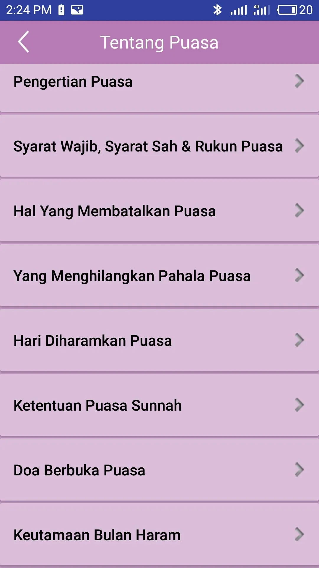 Kalender Puasa Wajib Sunnah | Indus Appstore | Screenshot