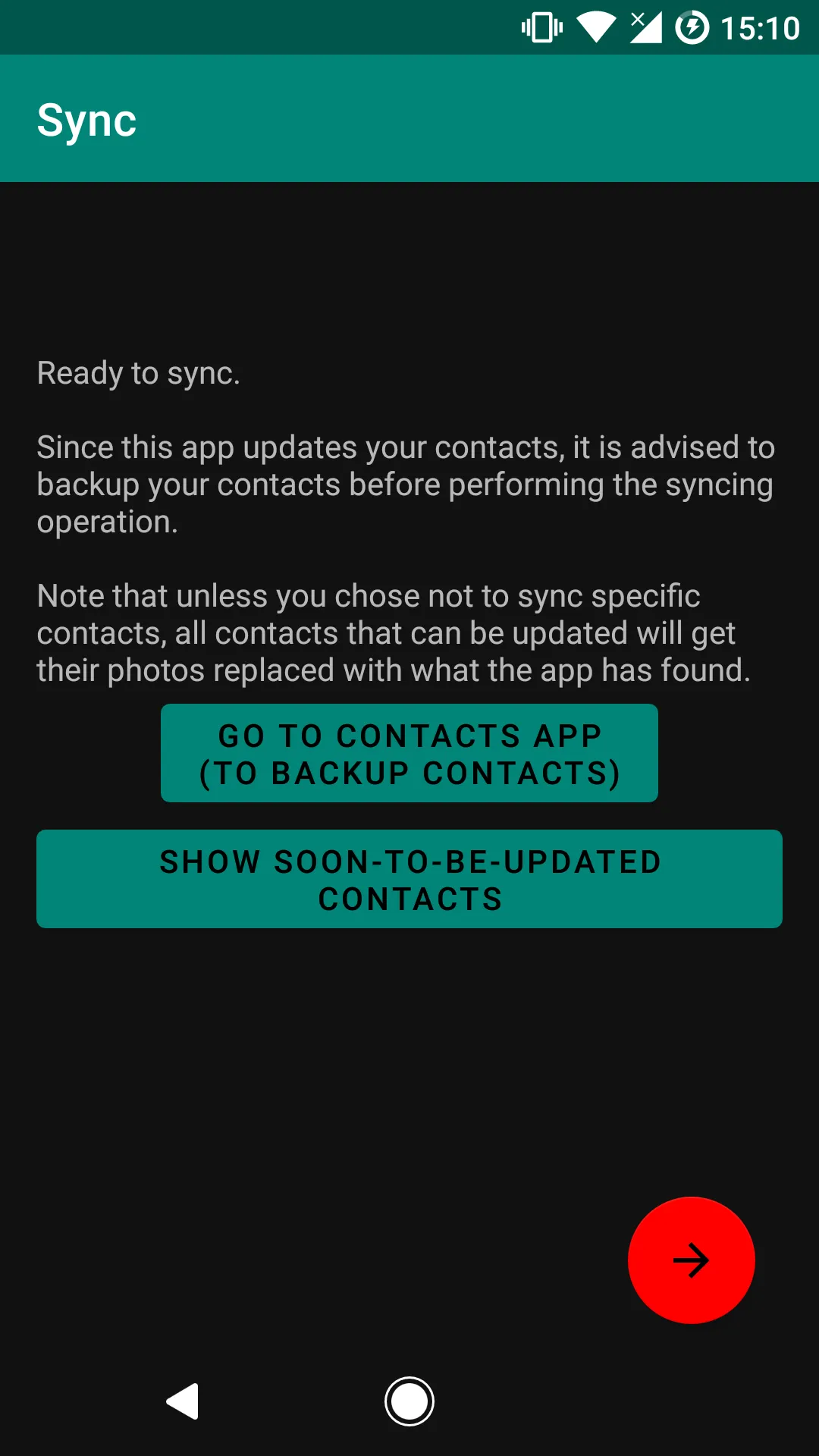 Contacts Sync (requires ROOT) | Indus Appstore | Screenshot