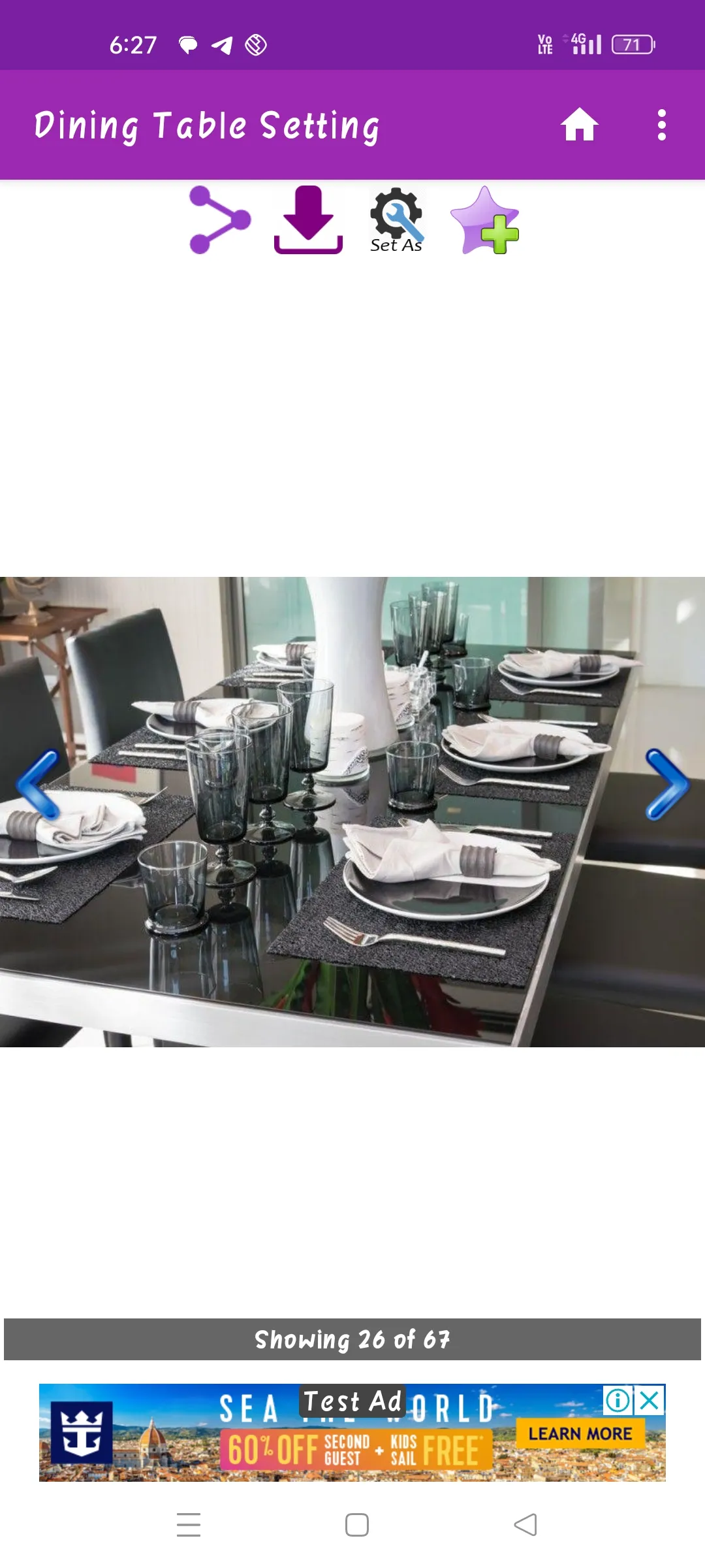 Dining Table Setting Gallery | Indus Appstore | Screenshot