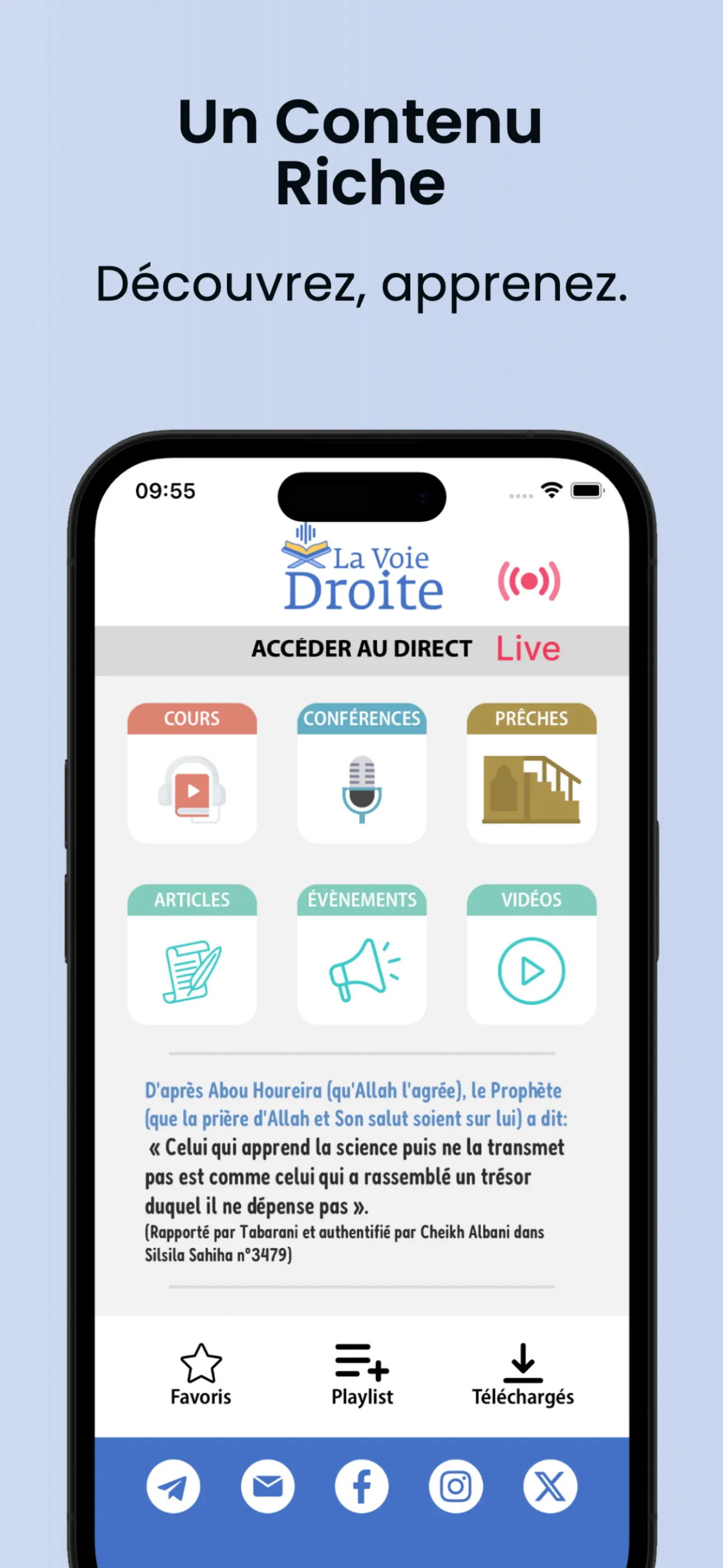 La Voie Droite | Indus Appstore | Screenshot