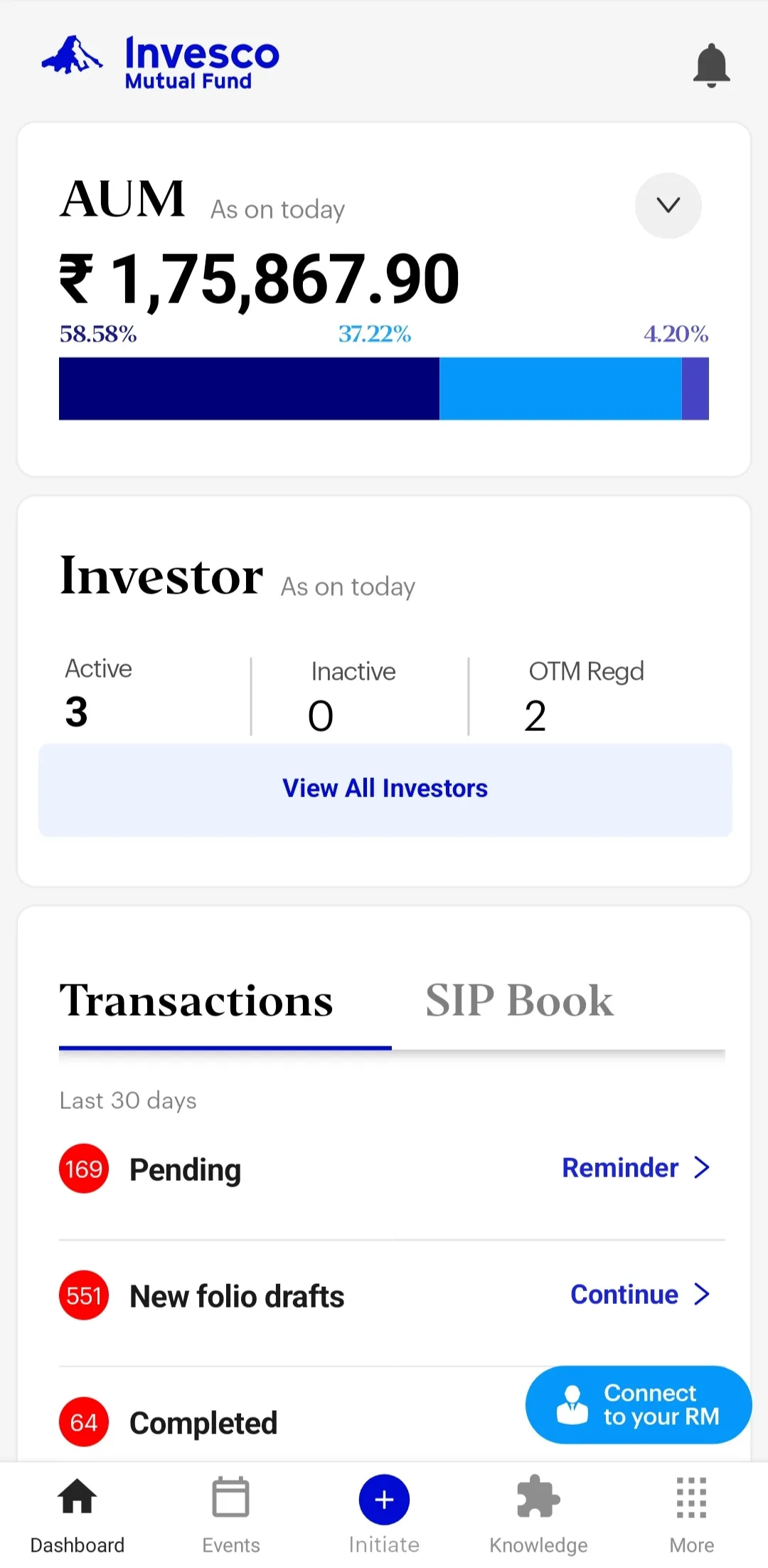 Invesco Partner | Indus Appstore | Screenshot