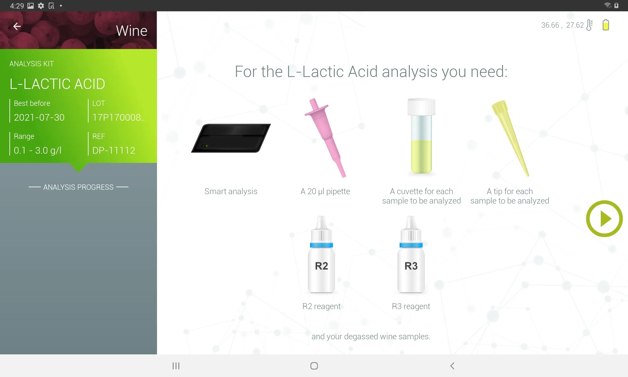 SMΔRT ANALYSIS Wine | Indus Appstore | Screenshot