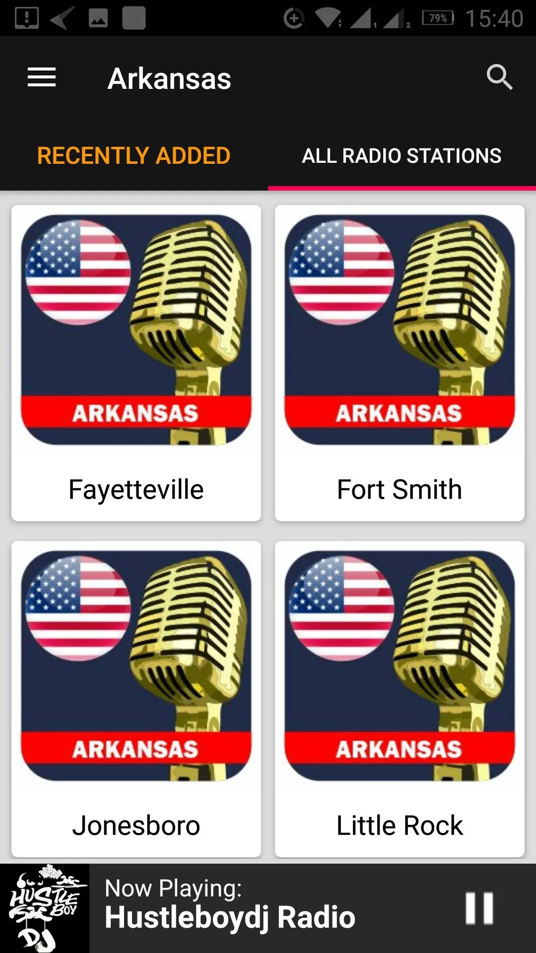 Arkansas Radio Stations - USA | Indus Appstore | Screenshot