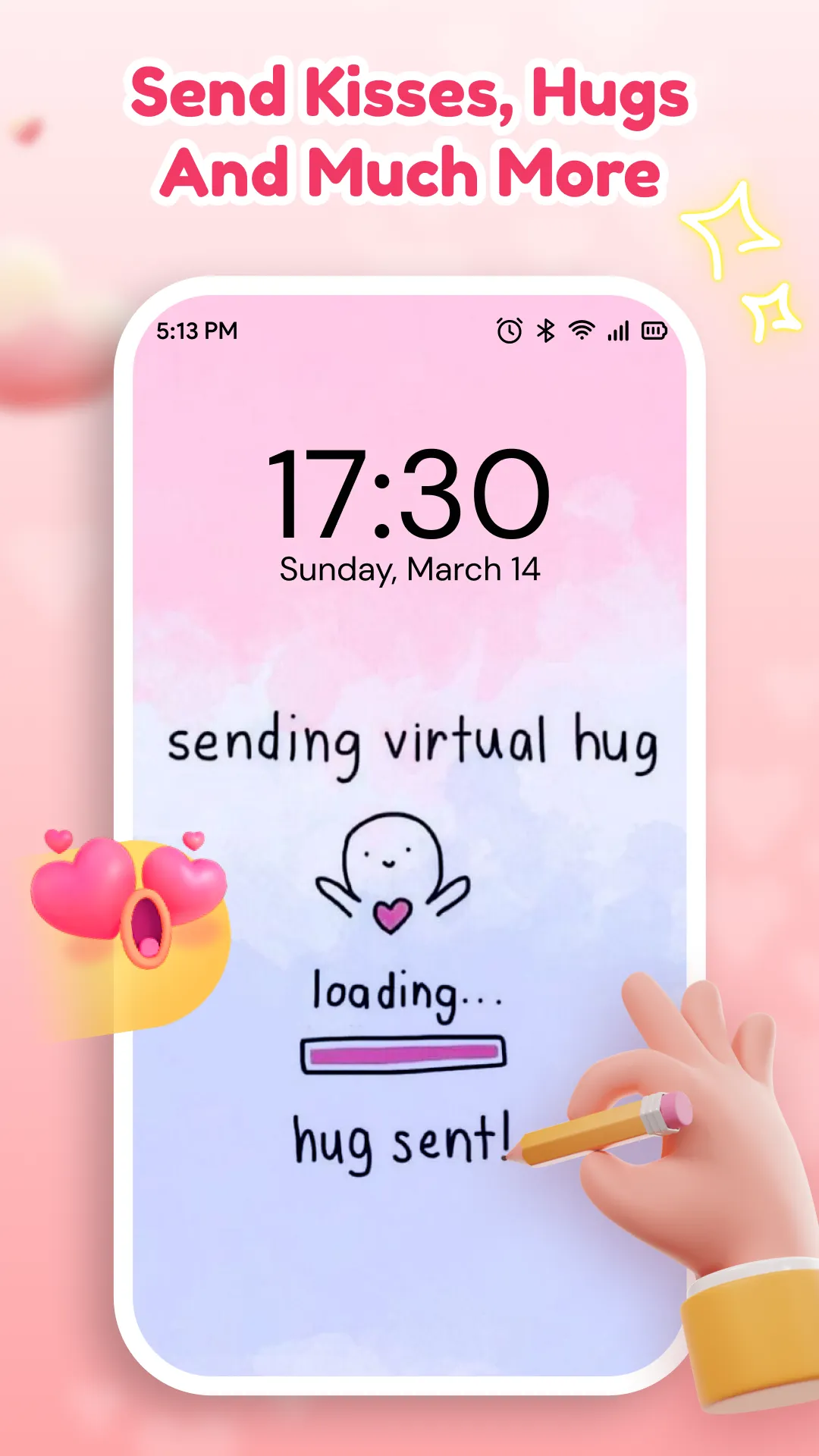 Lovy: Love Lockscreen Drawing | Indus Appstore | Screenshot