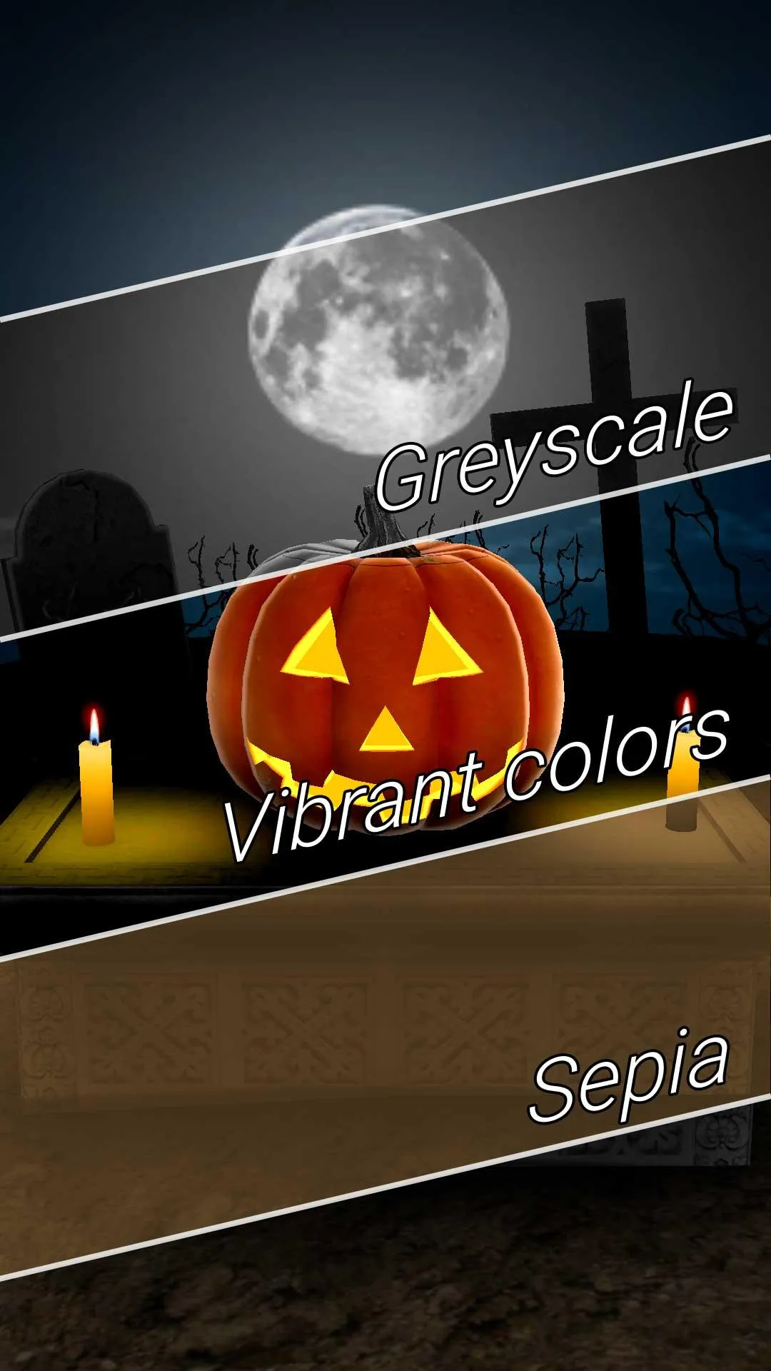 Halloween Pumpkin 3D Wallpaper | Indus Appstore | Screenshot