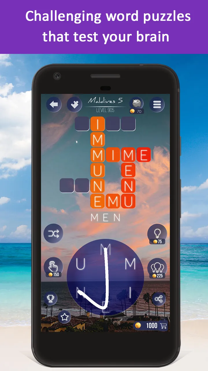 Word Beach: Word Search Games | Indus Appstore | Screenshot