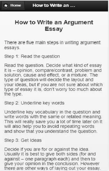 Argumentative essay | Indus Appstore | Screenshot