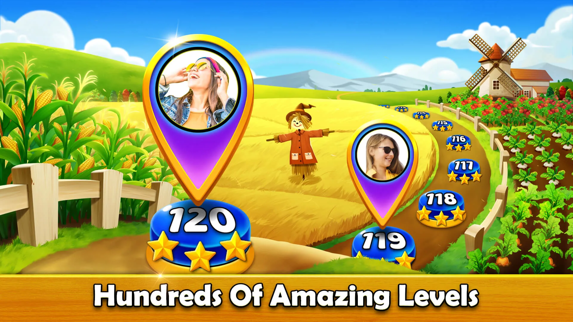 Solitaire Tripeaks - Farm Trip | Indus Appstore | Screenshot