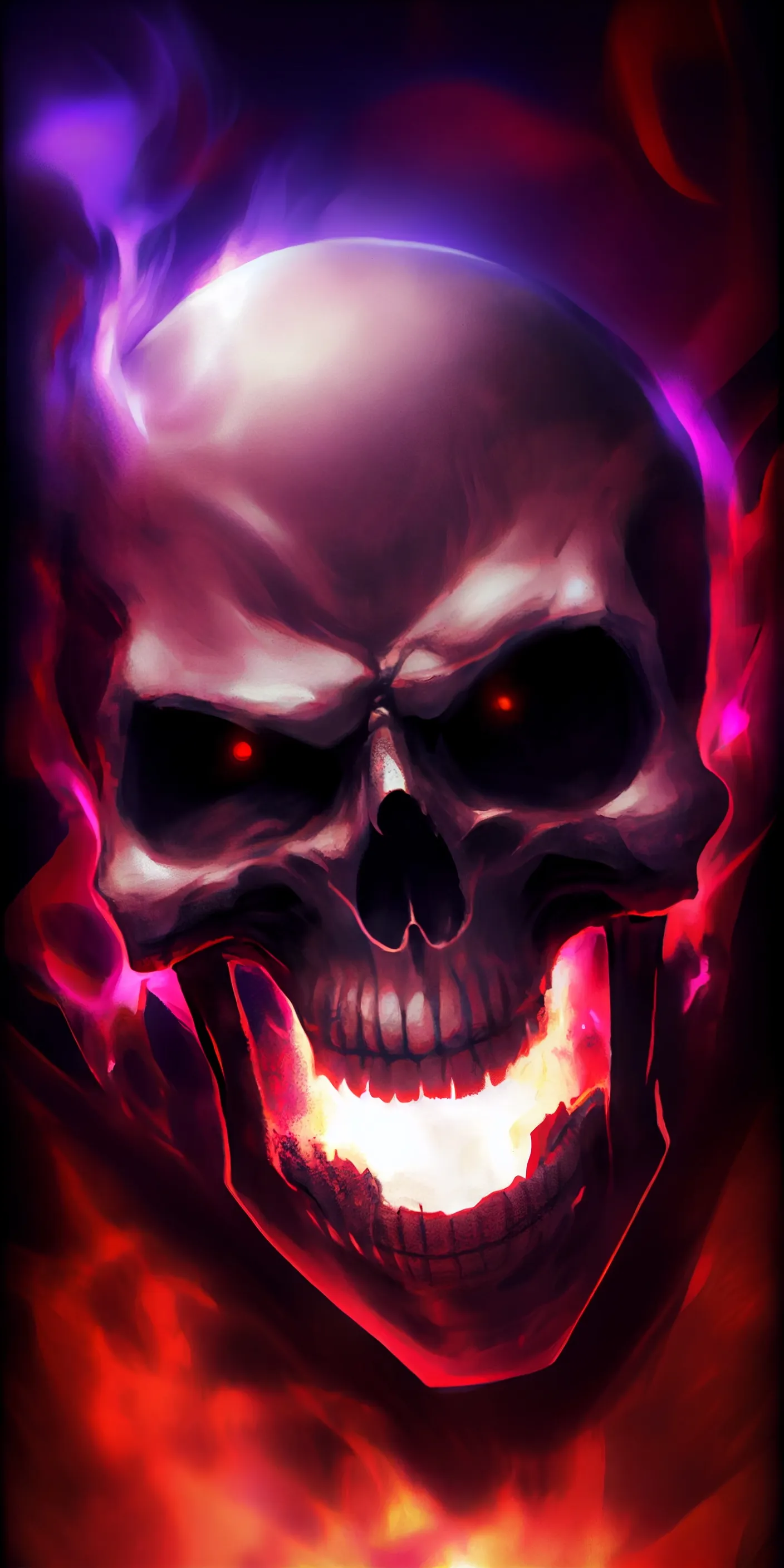 Flame Skull Wallpapers 2023 HD | Indus Appstore | Screenshot