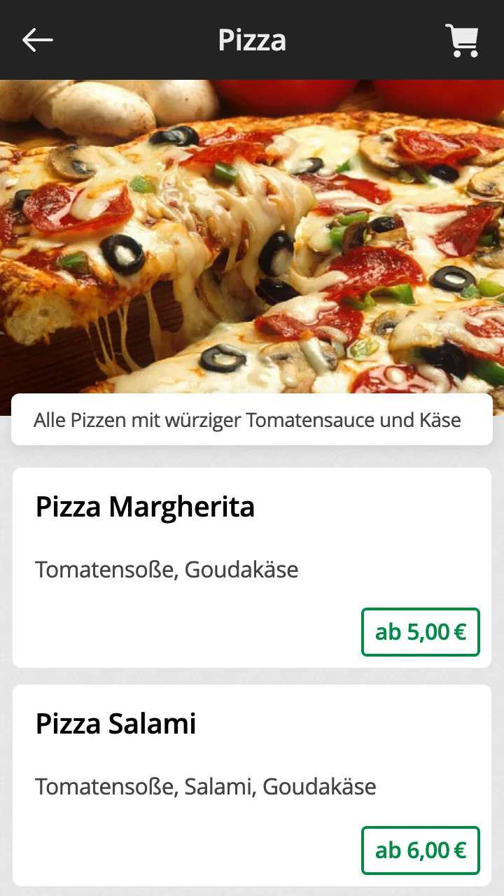 Pizzeria Serenata Gütersloh | Indus Appstore | Screenshot