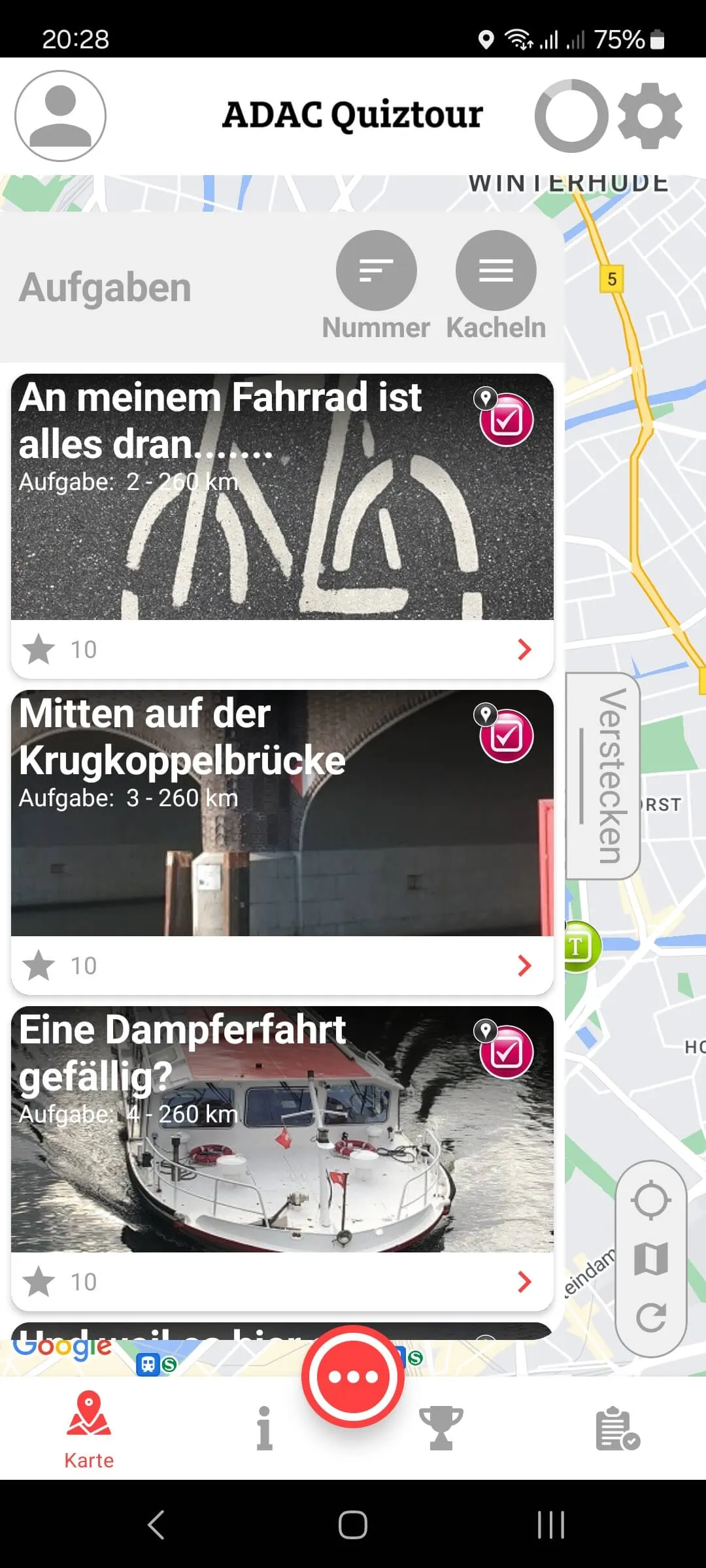 ADAC Quiztour | Indus Appstore | Screenshot