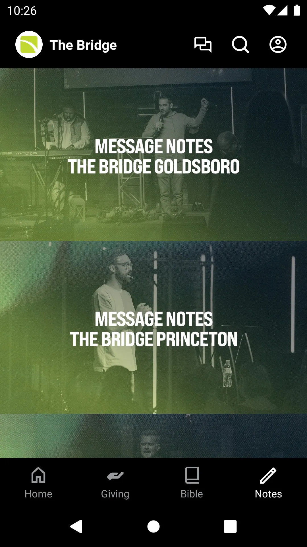 Bridge Church NC | Indus Appstore | Screenshot