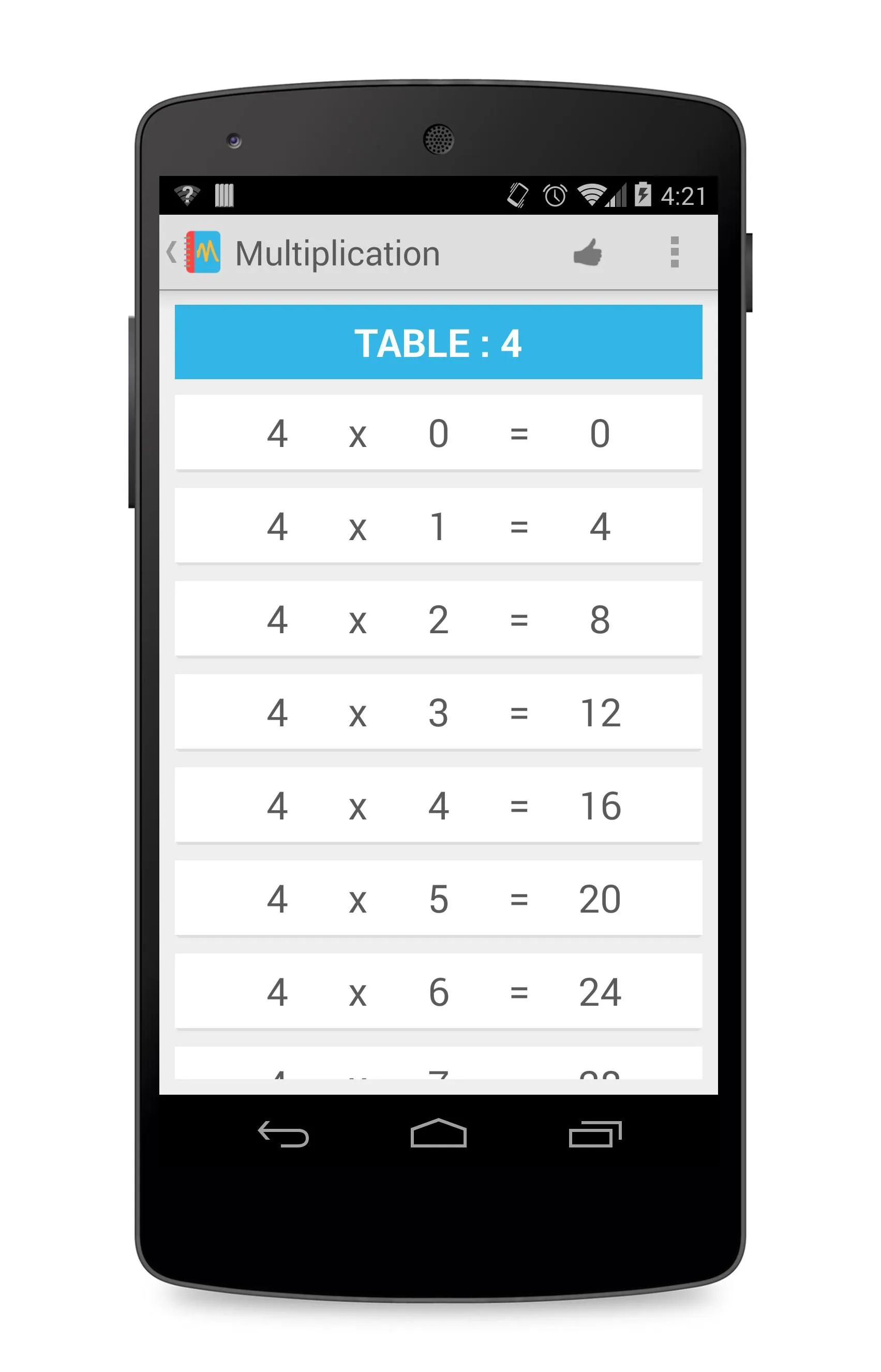 Learning Multiplication | Indus Appstore | Screenshot