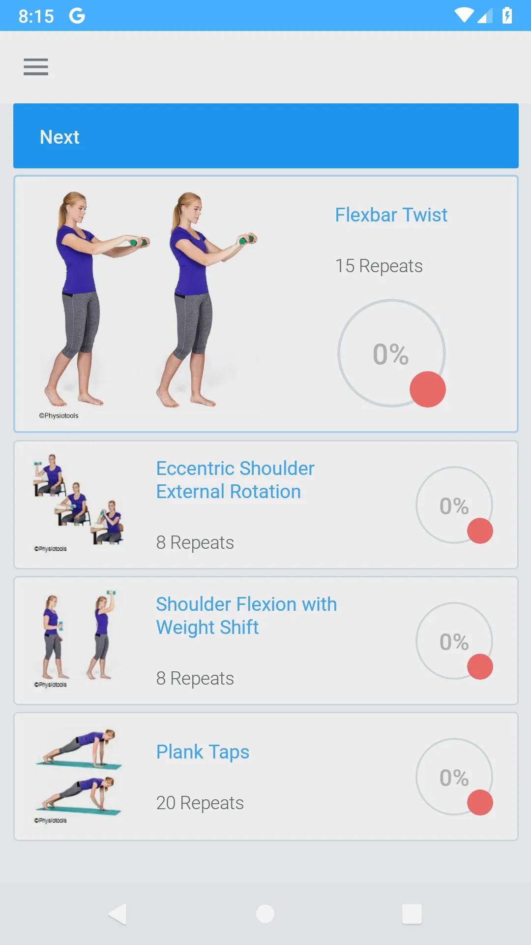 Physiotools Trainer | Indus Appstore | Screenshot