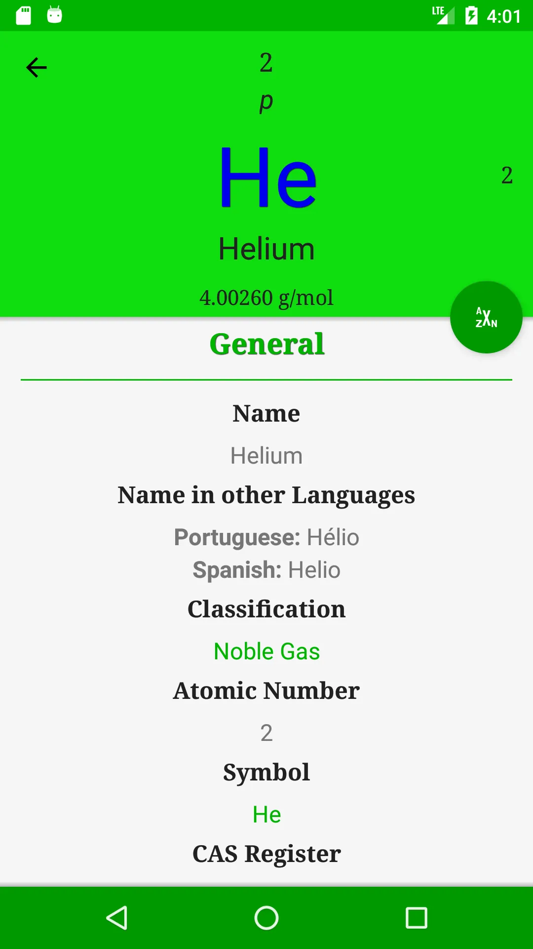 Periodic Table of the Elements | Indus Appstore | Screenshot