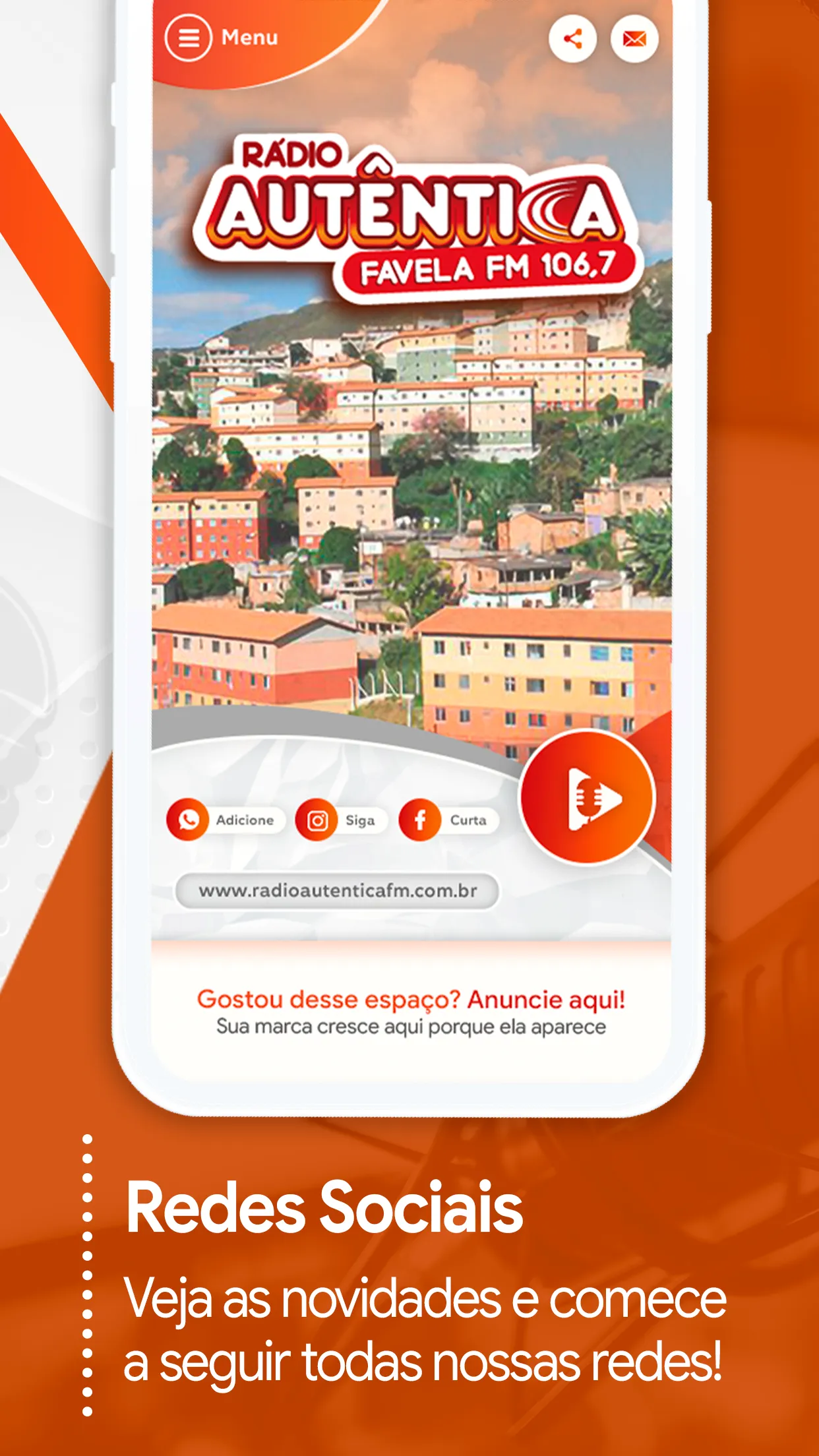 Rádio Favela Autêntica FM | Indus Appstore | Screenshot