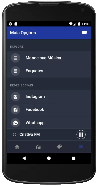 Criativa FM - Capitólio | Indus Appstore | Screenshot