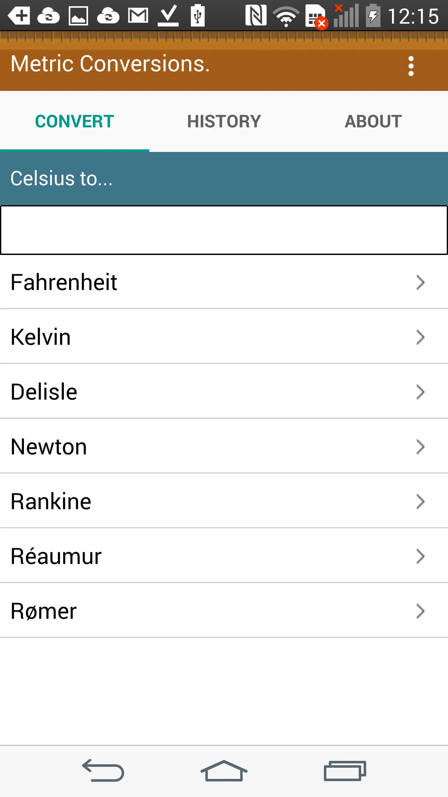Metric Conversions | Indus Appstore | Screenshot