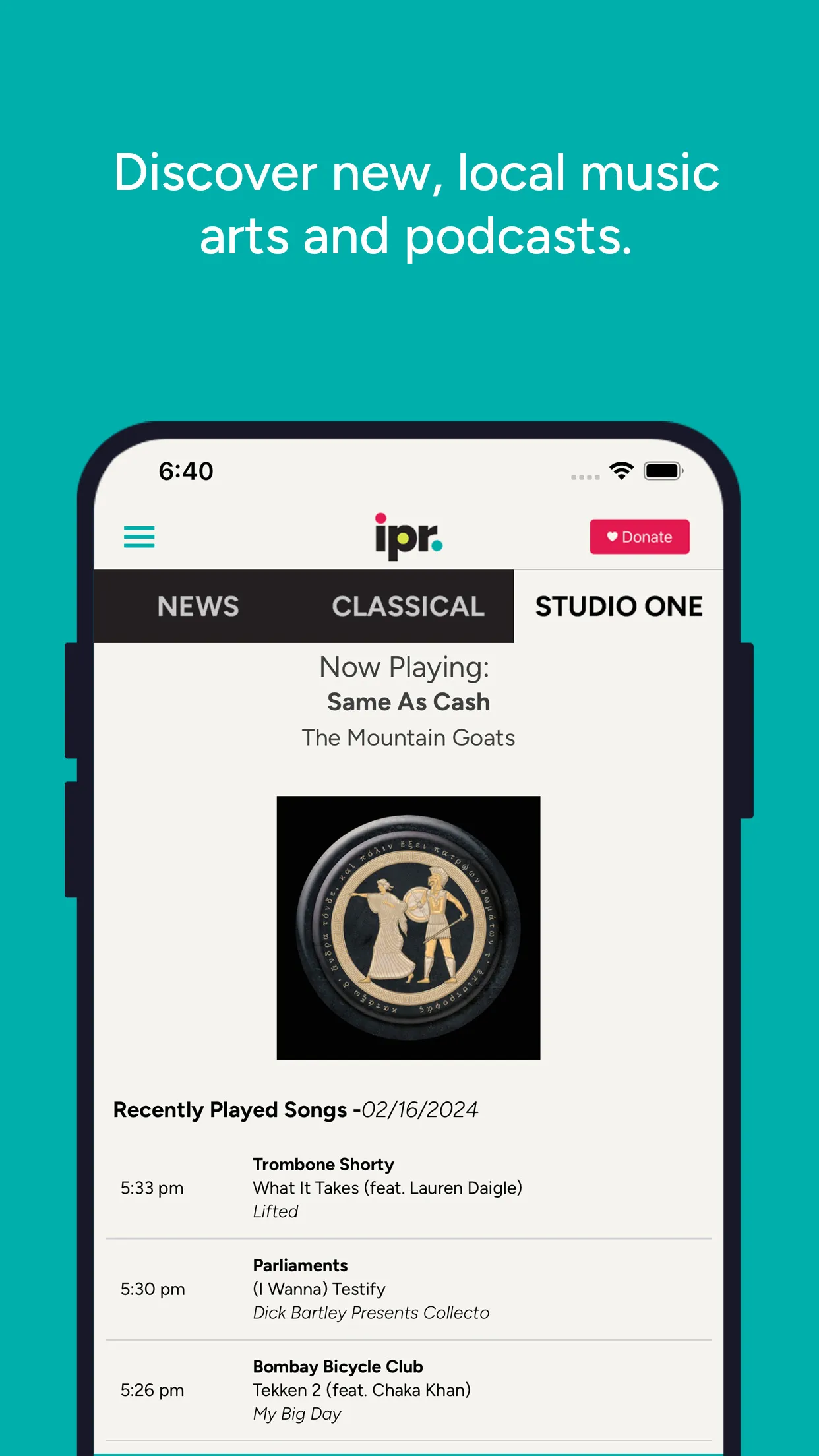 Iowa Public Radio App | Indus Appstore | Screenshot