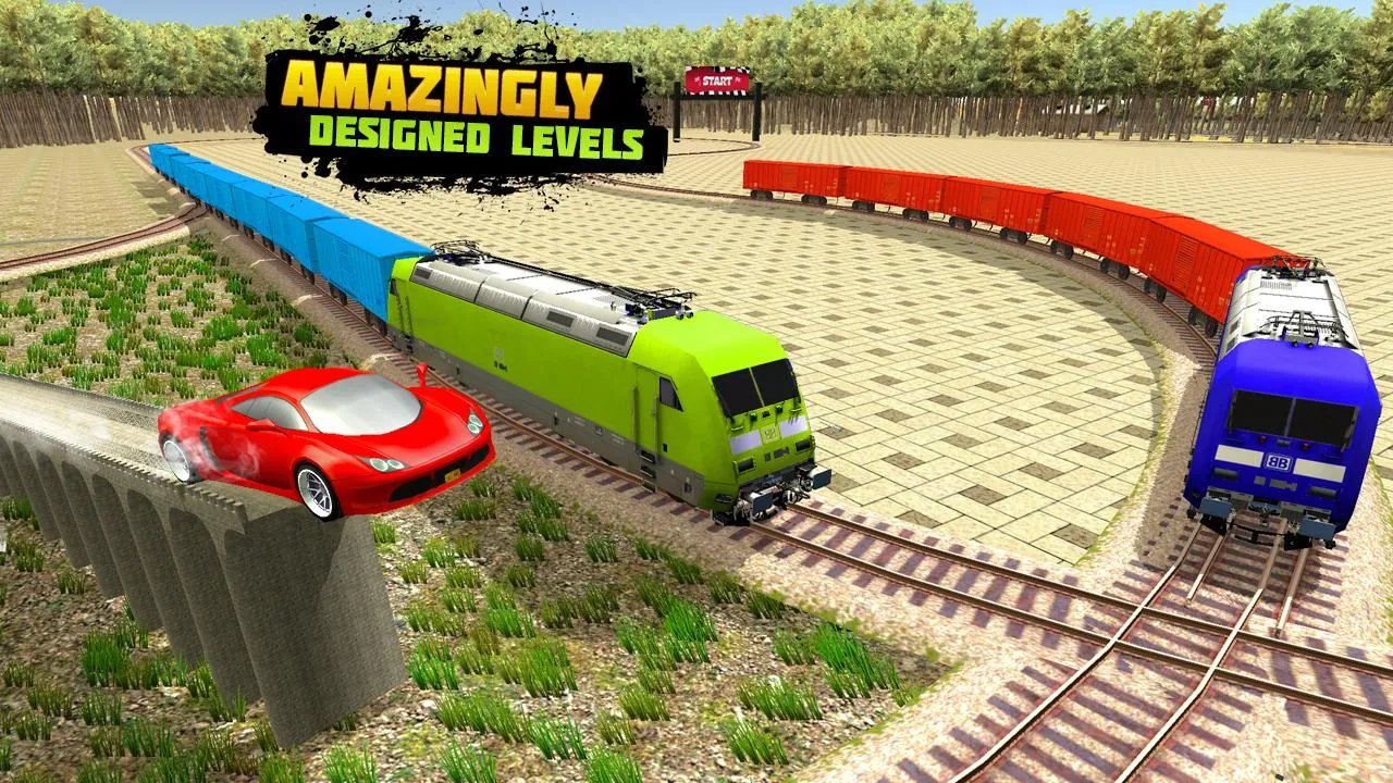 Train Racing 3d- Bus Vs Train | Indus Appstore | Screenshot