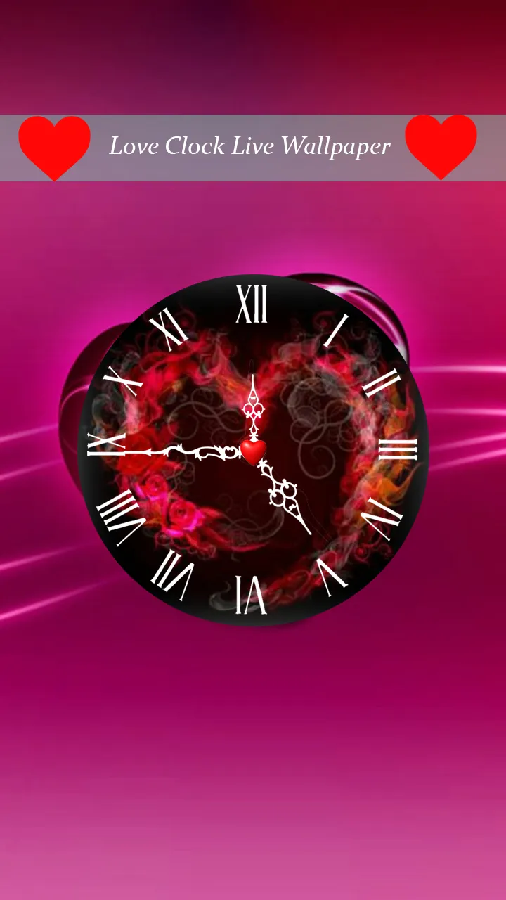 Love Clock Live Wallpaper | Indus Appstore | Screenshot