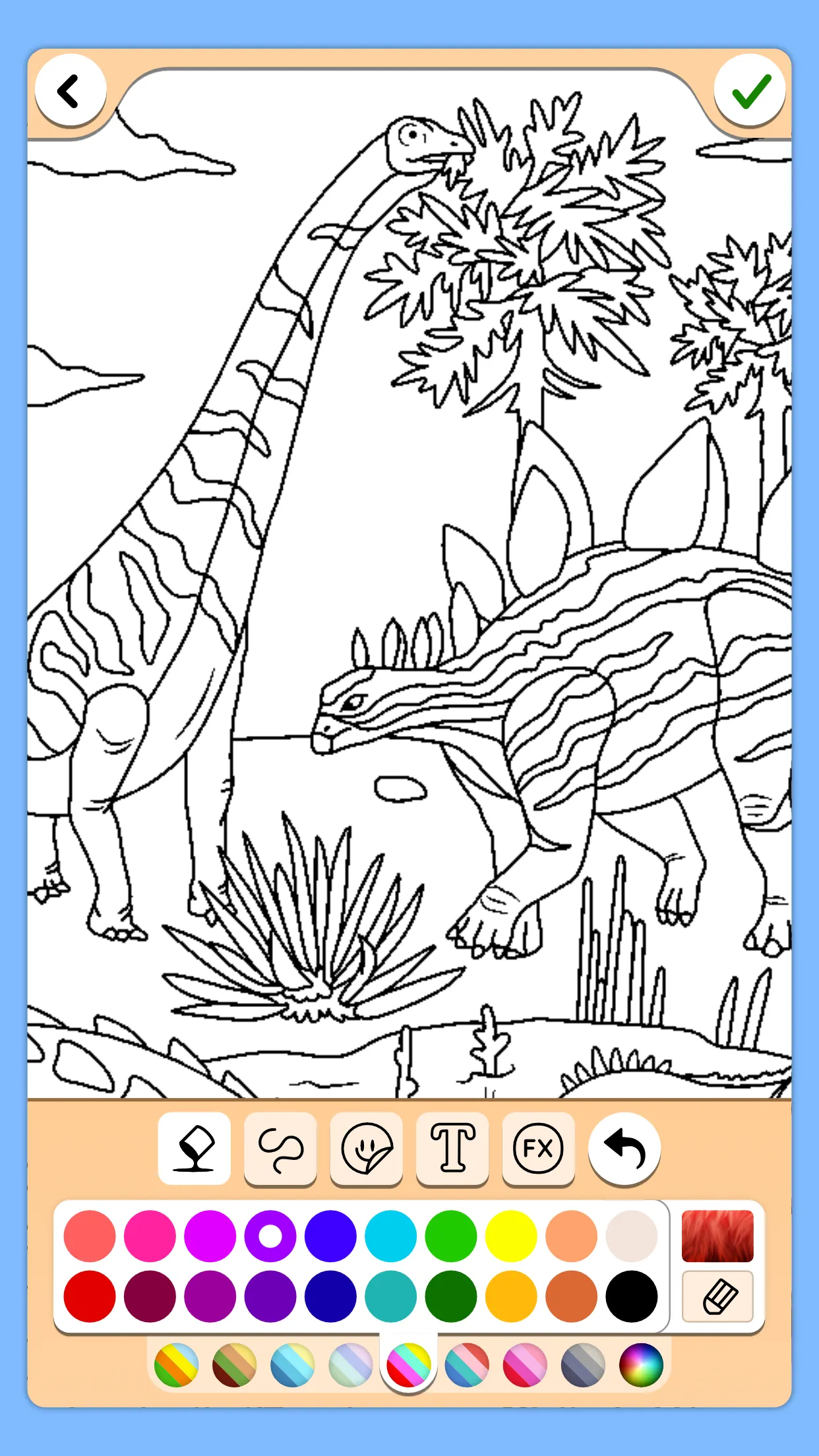 Dino Coloring Game | Indus Appstore | Screenshot