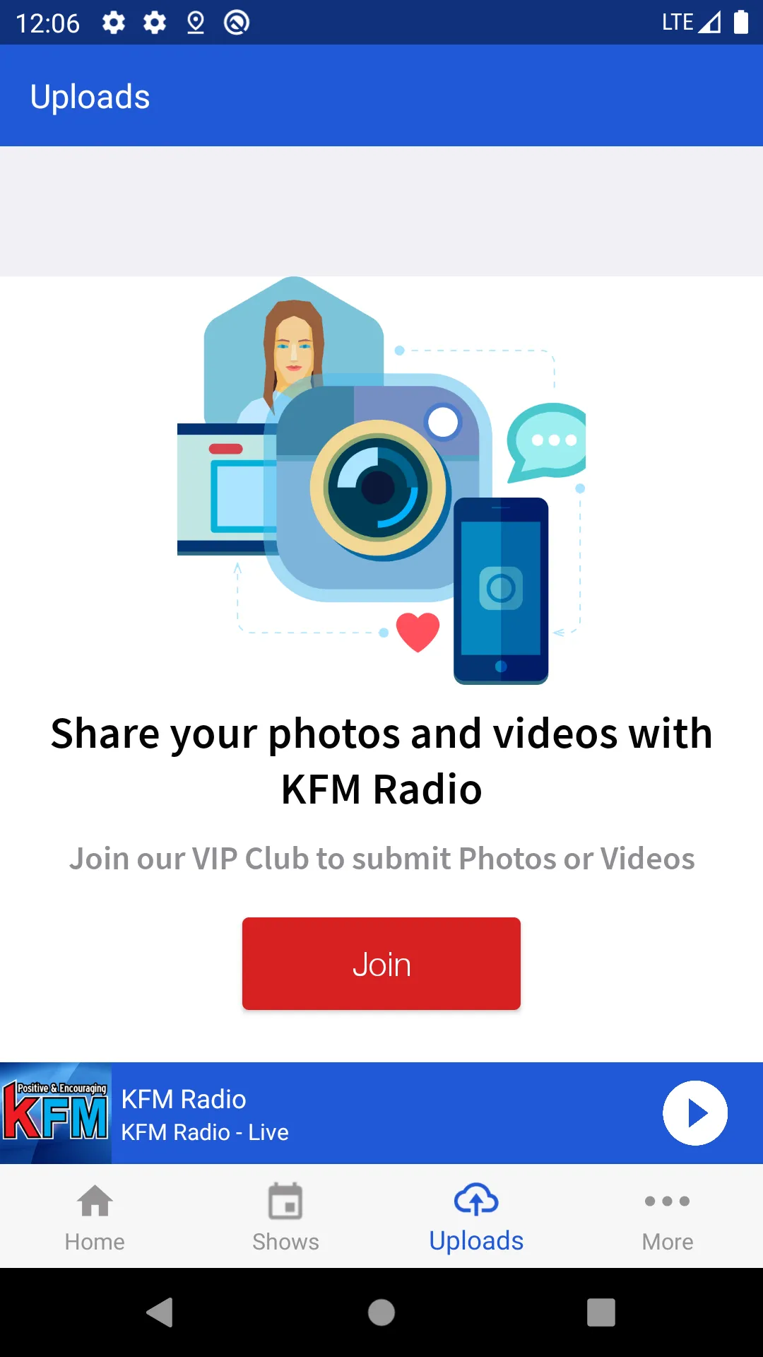 KFM Radio Network | Indus Appstore | Screenshot