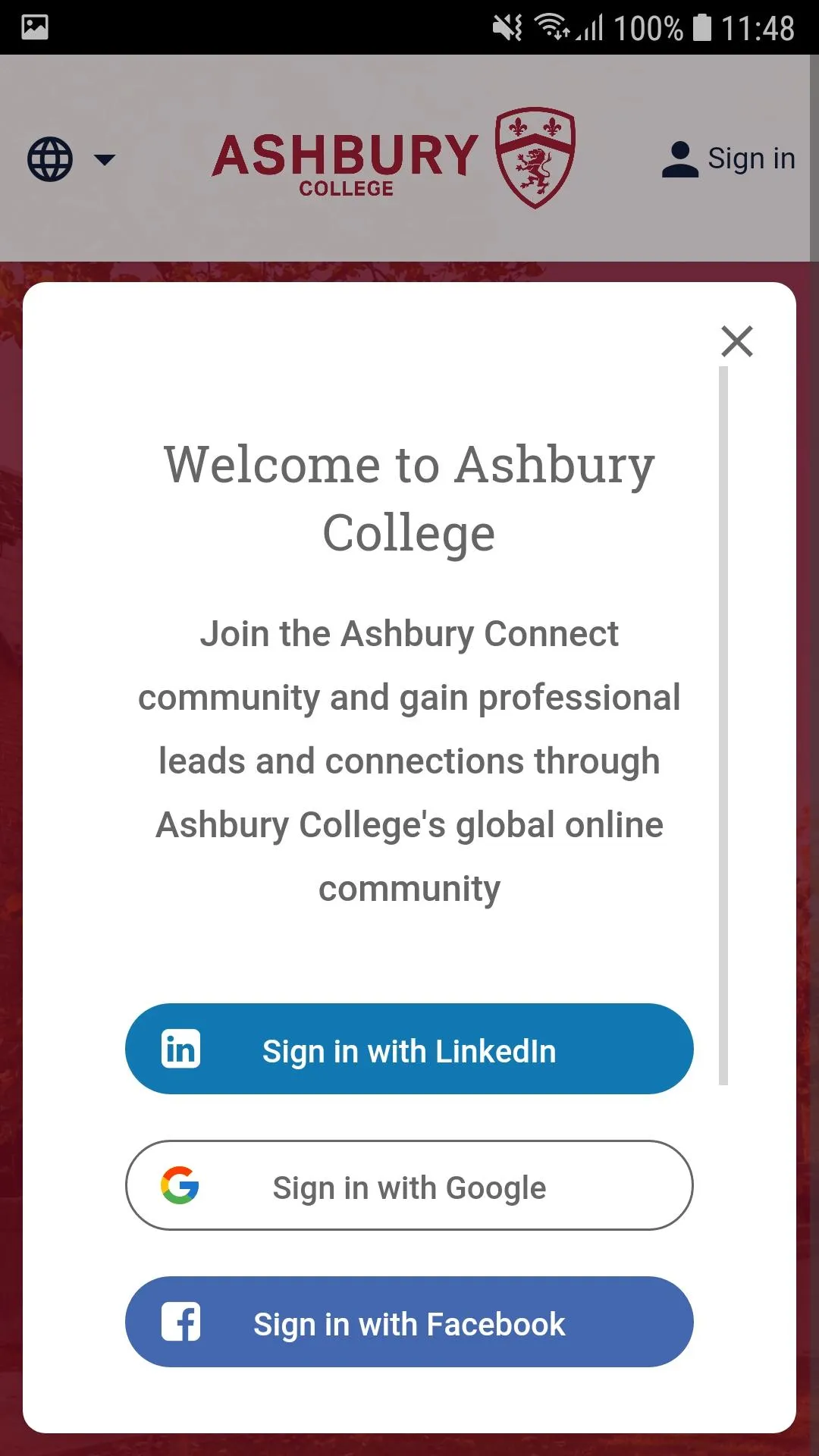 Ashbury Connect | Indus Appstore | Screenshot